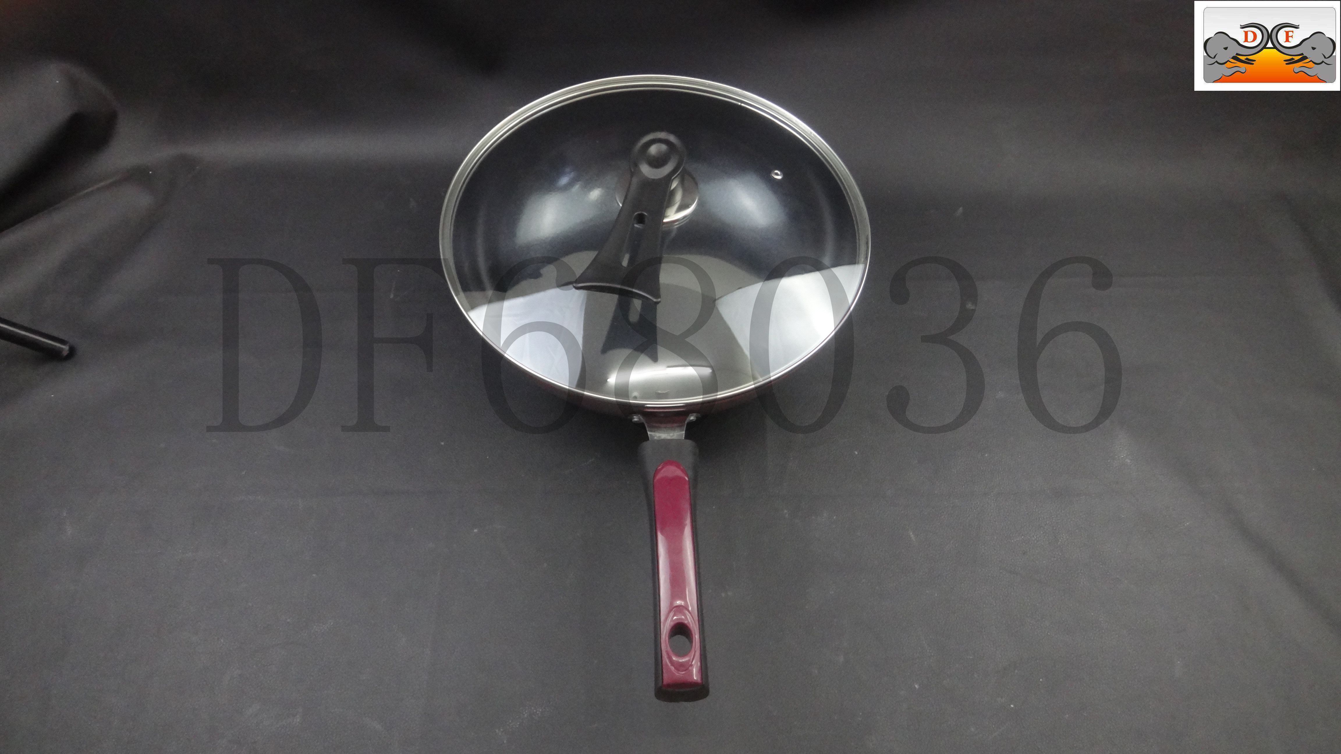 DF TRADING HOUSE DF68036 Ceramic crystal solid wok, durable and non-stick, a great choice for daily household use Item Picture
