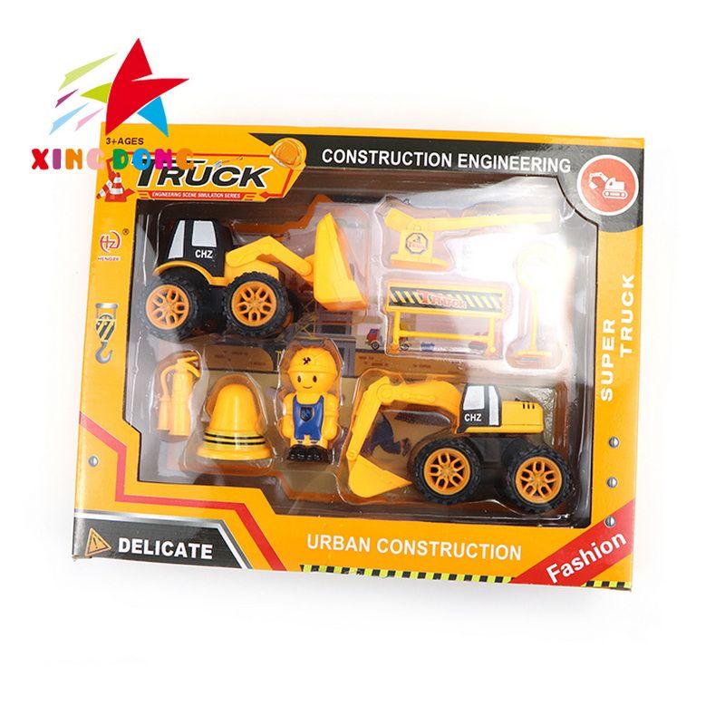 Children's toy recoil engineering vehicle sliding car Specification image