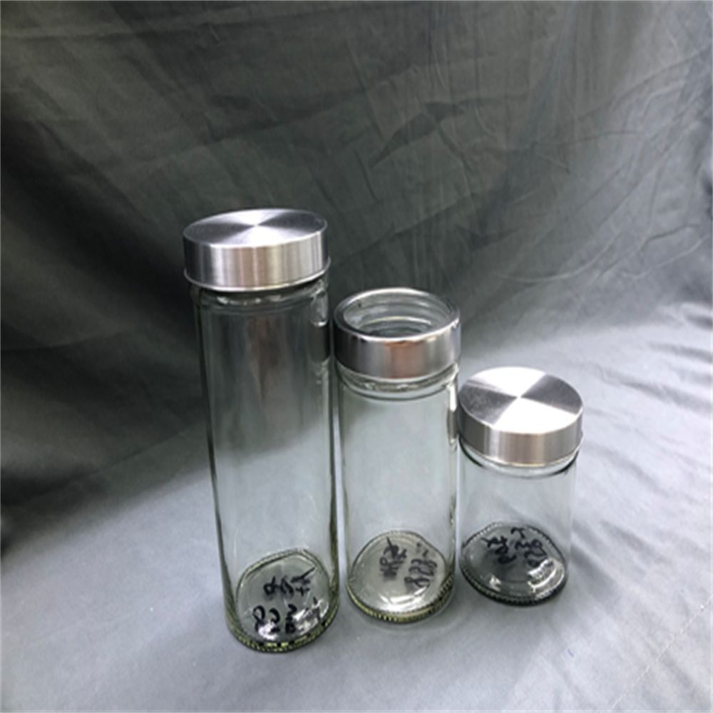 hahacrystahahacrysta无铅食品玻璃罐杂粮密封罐储物罐储蓄罐厨房收纳罐子透明玻璃瓶子 大 中 小