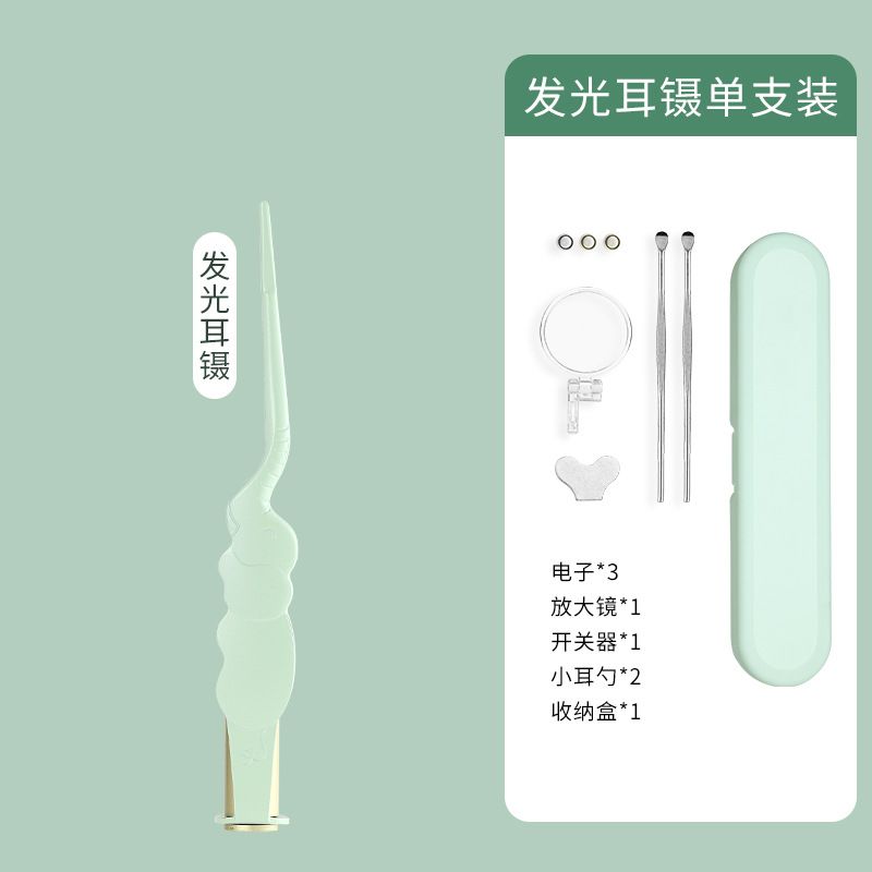 Luminous ear spoon sets for export