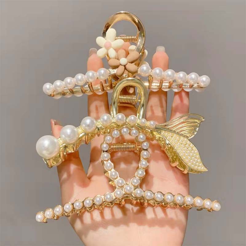 FLY1781 popular hair accessory, hairpin, large back clip, high-end hairpin, 2022 new style shark clip for kids