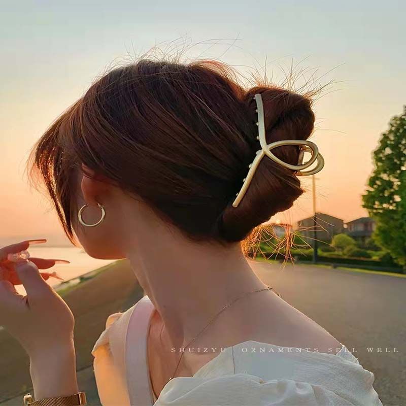 FLY1775 popular hair accessory, hairpin, large back clip, high-end hairpin, 2022 new style shark clip for kids