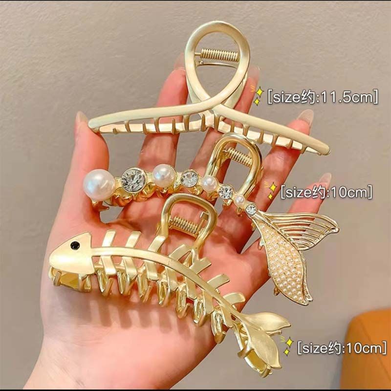 FLY1779 popular hair accessory, hairpin, large back clip, high-end hairpin, 2022 new style shark clip for kids details Picture