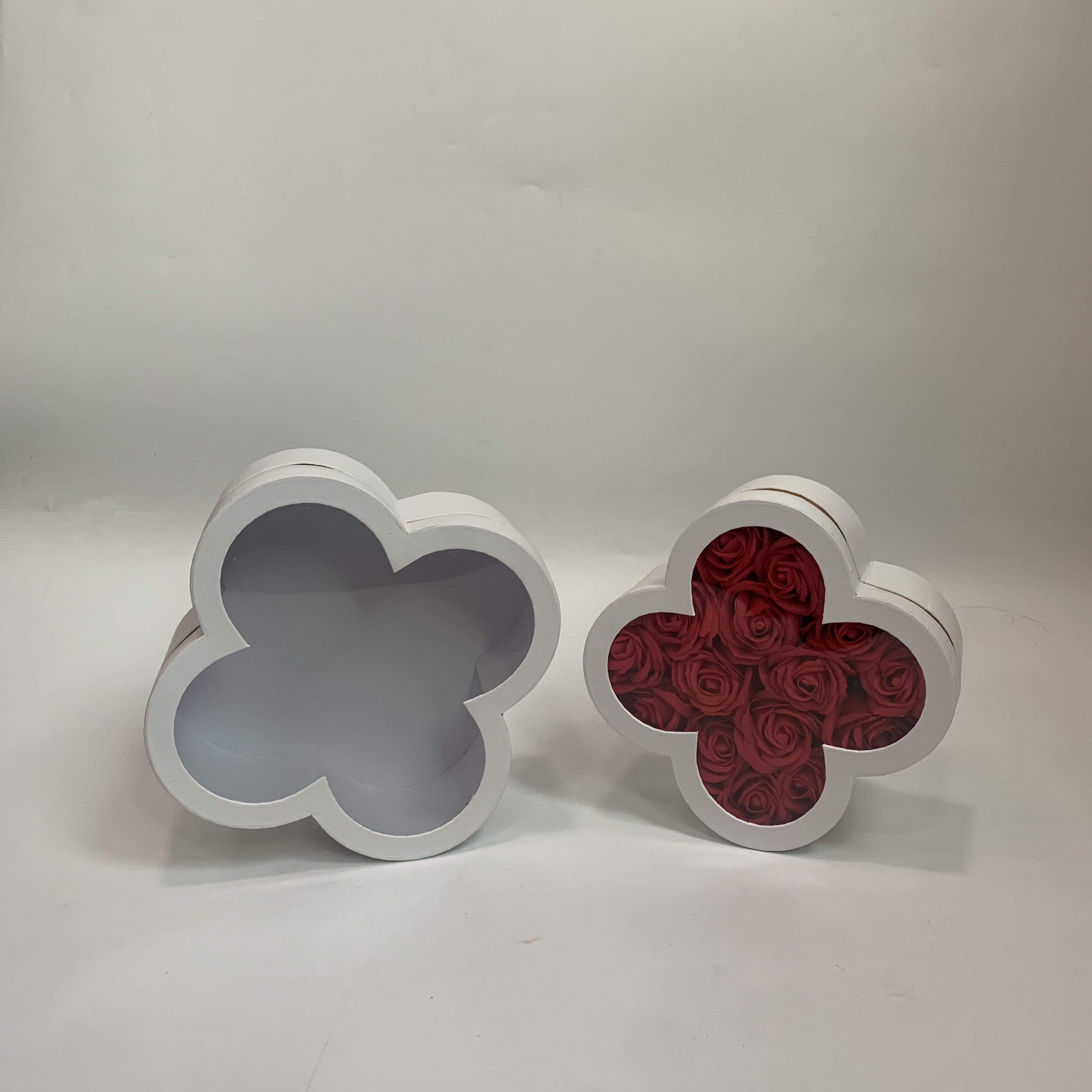 Vina small flower window casings, two boxes of flower boxes, flower gift boxes, flower boxes, packaging boxes Specification image