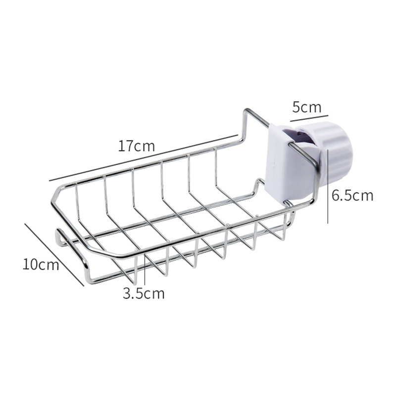 Stainless steel faucet storage rack for export details Picture