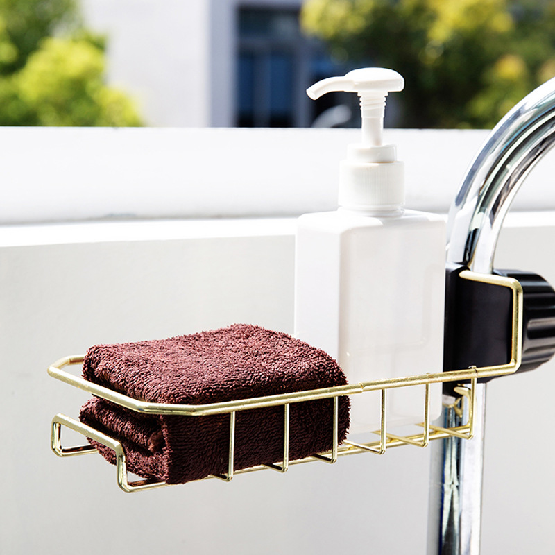 Stainless steel faucet storage rack for export Specification image
