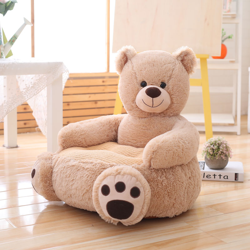 卡通儿童小沙发椅懒人创意靠背靠垫熊猫坐垫地上可爱女孩毛绒玩具