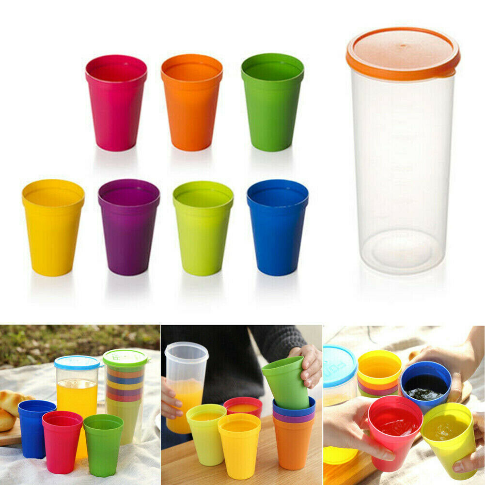 8-piece set of casual cups for export Specification image