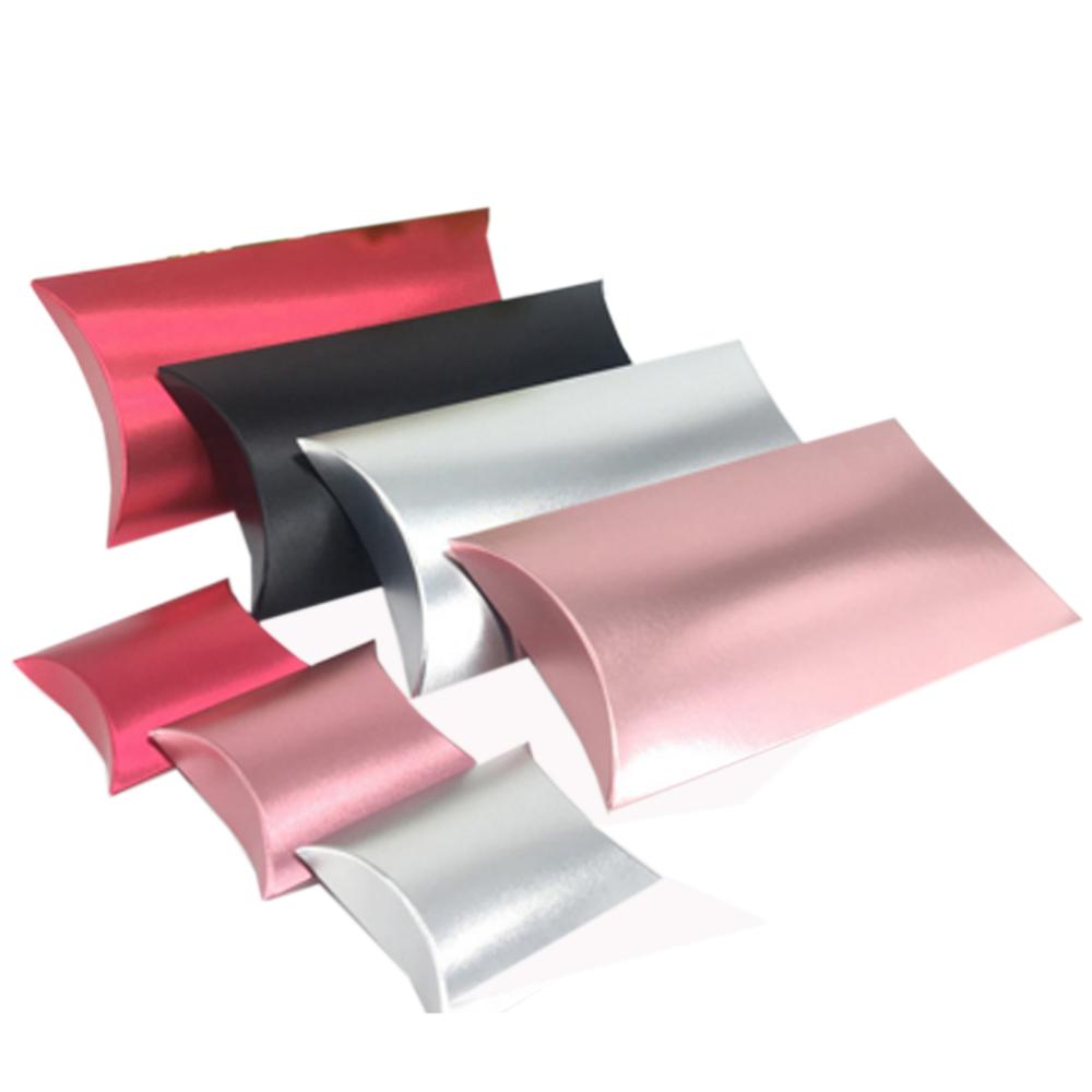 Pillow-shaped paper box packaging box