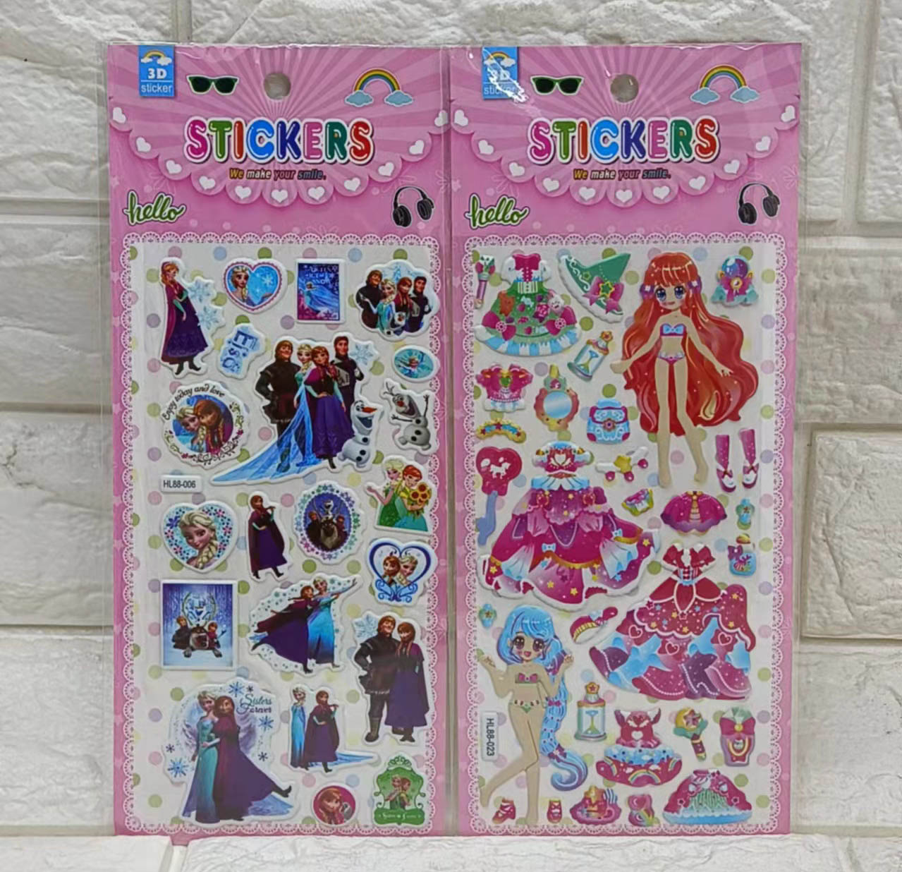 HL88 Bubble stickers Application Scenario