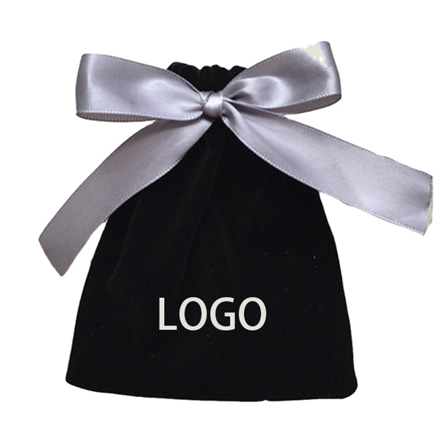 Velvet drawstring, velvet cloth bags, drawstring bags, ribbon jewelry, cloth bags, logos, starting from 500 pieces