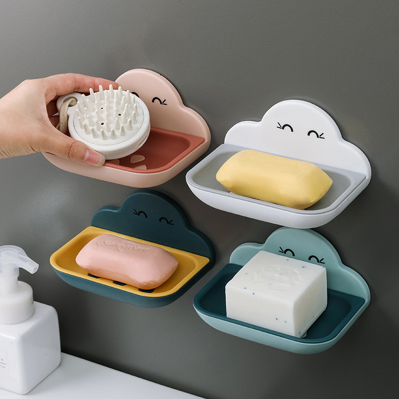 Double-layer drawer-type soap box for export Specification image