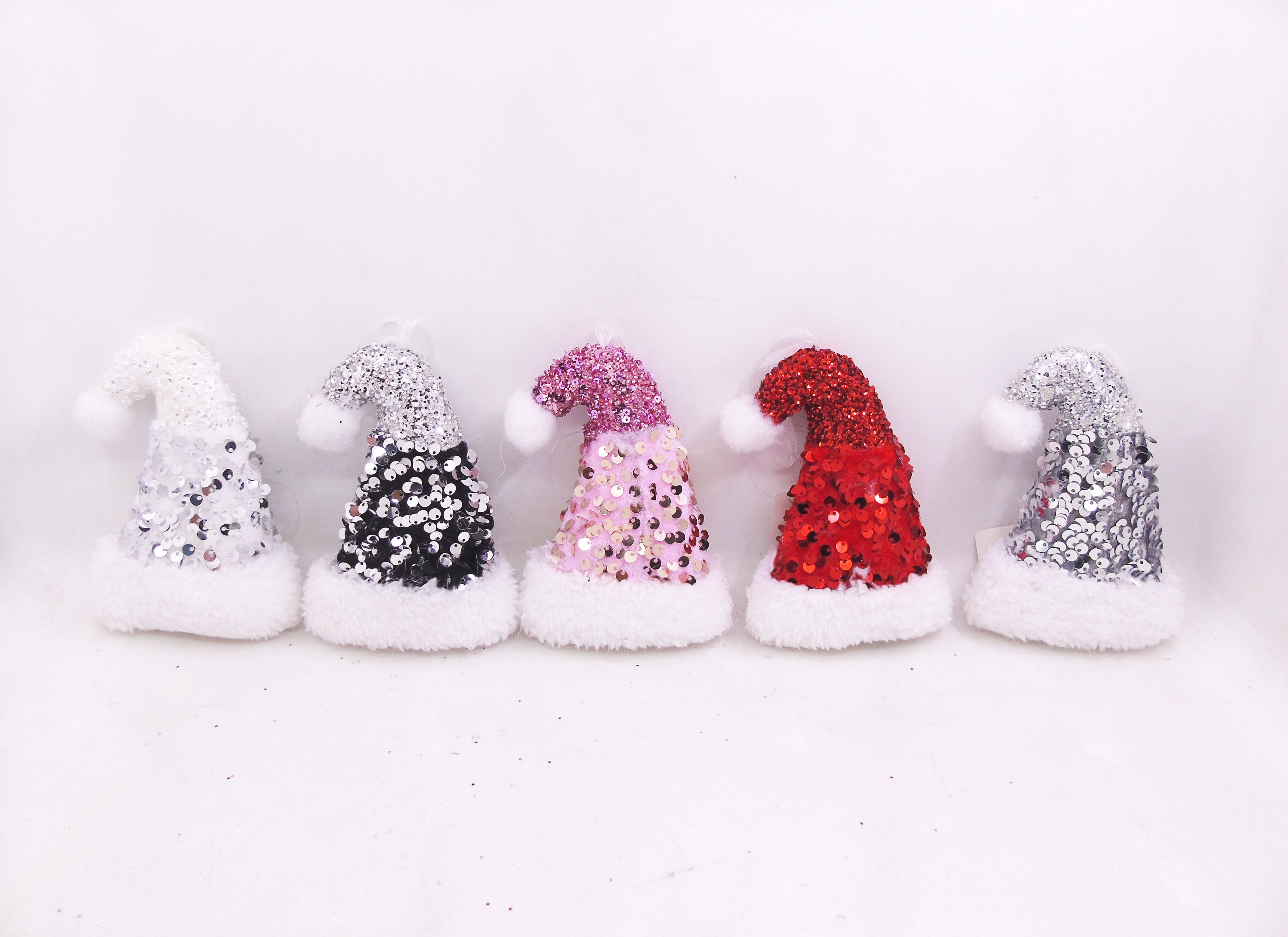 12X9CM foam Christmas hat pendant decoration
