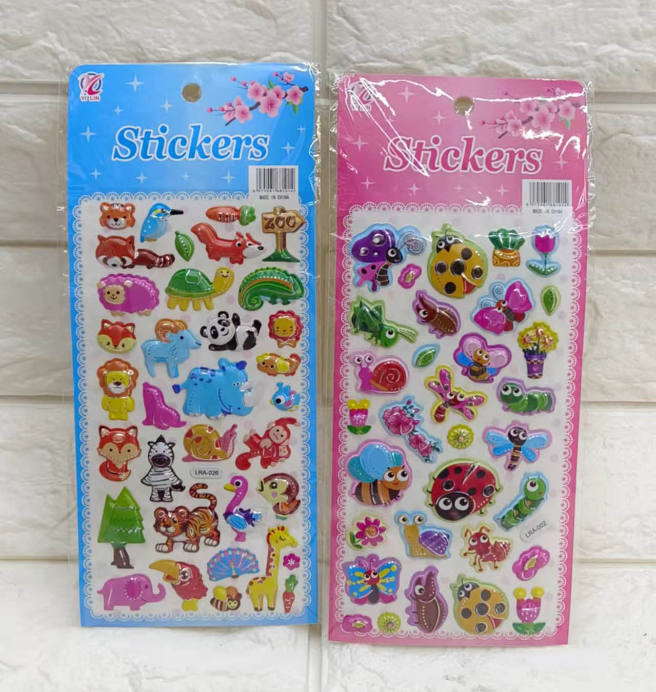 LRA bubble stickers