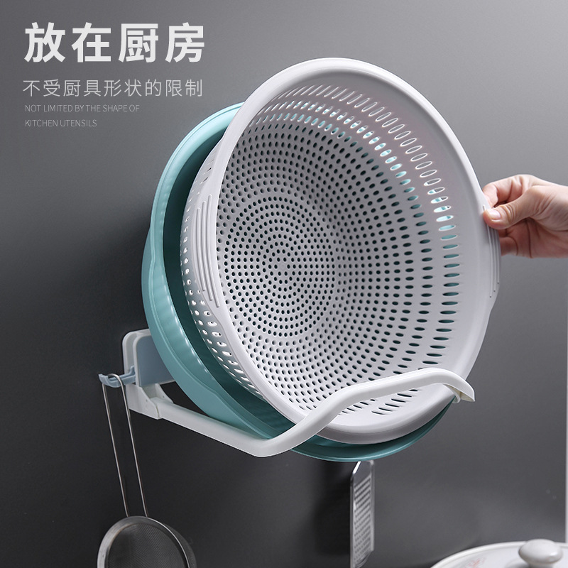 浴室多功能可折叠脸盆挂钩外贸