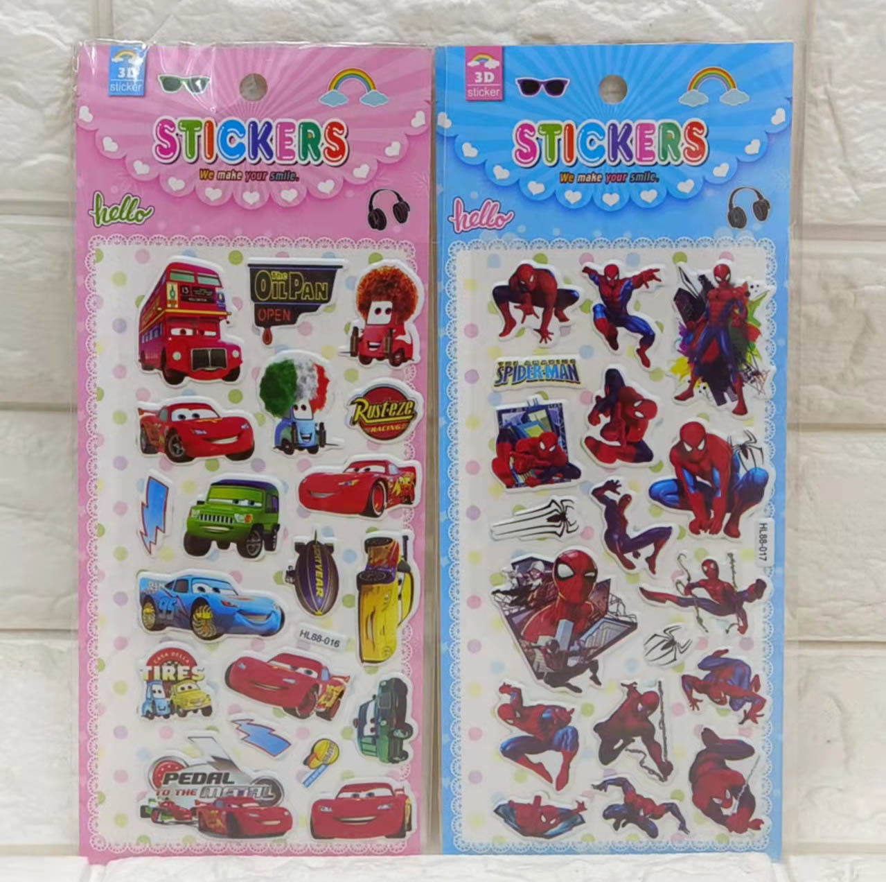 HL88 Bubble stickers Specification image