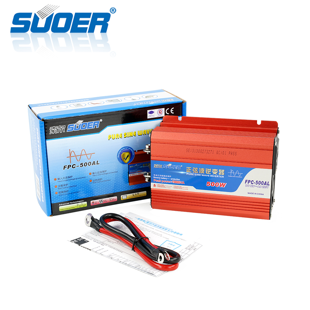 SUOER-索尔纯正弦波逆变器FPC-500WAL