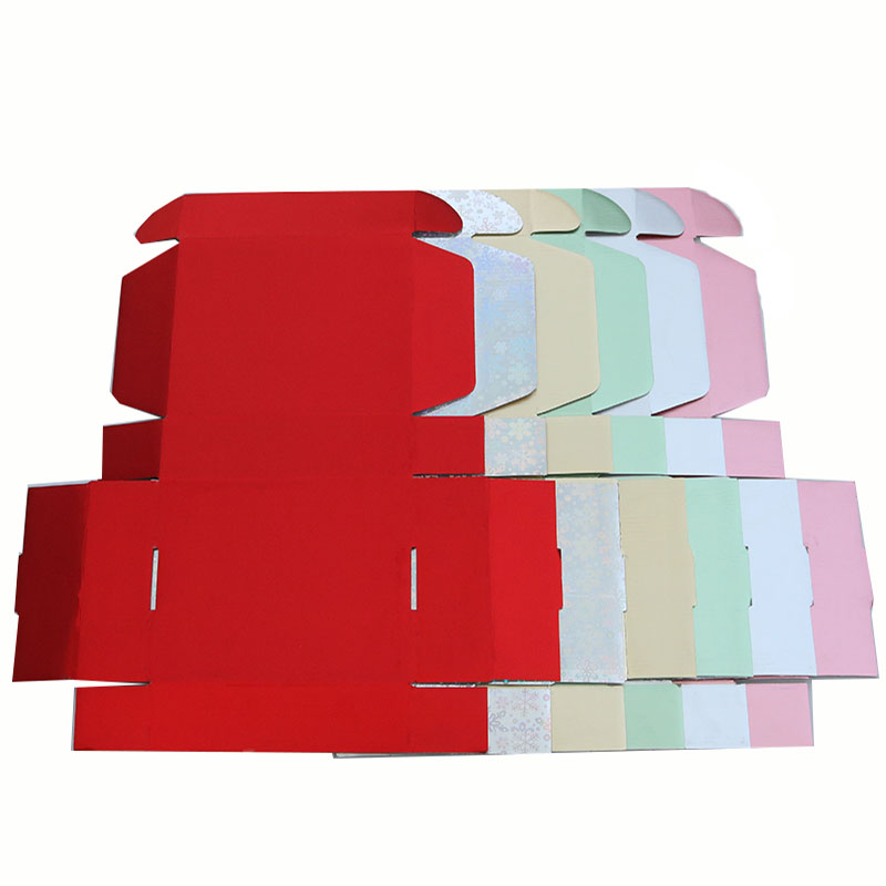 Colorful aircraft box universal packaging paper box Application Scenario