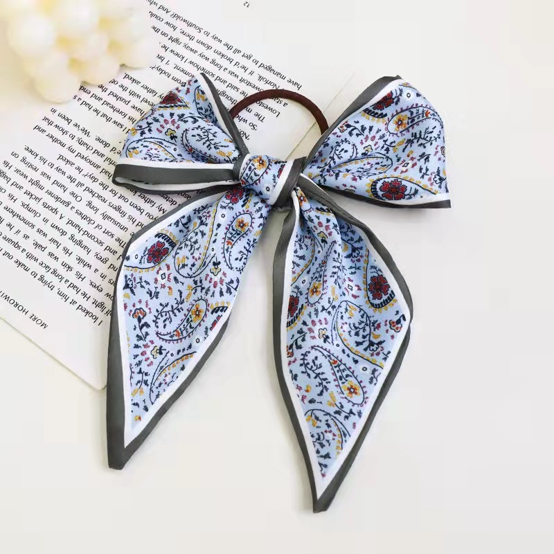 FLY1826 Korean version new products: Silk scarf, hair band, bow hair tie, French neckerchief, ribbon hair tie, and ladies' hair band