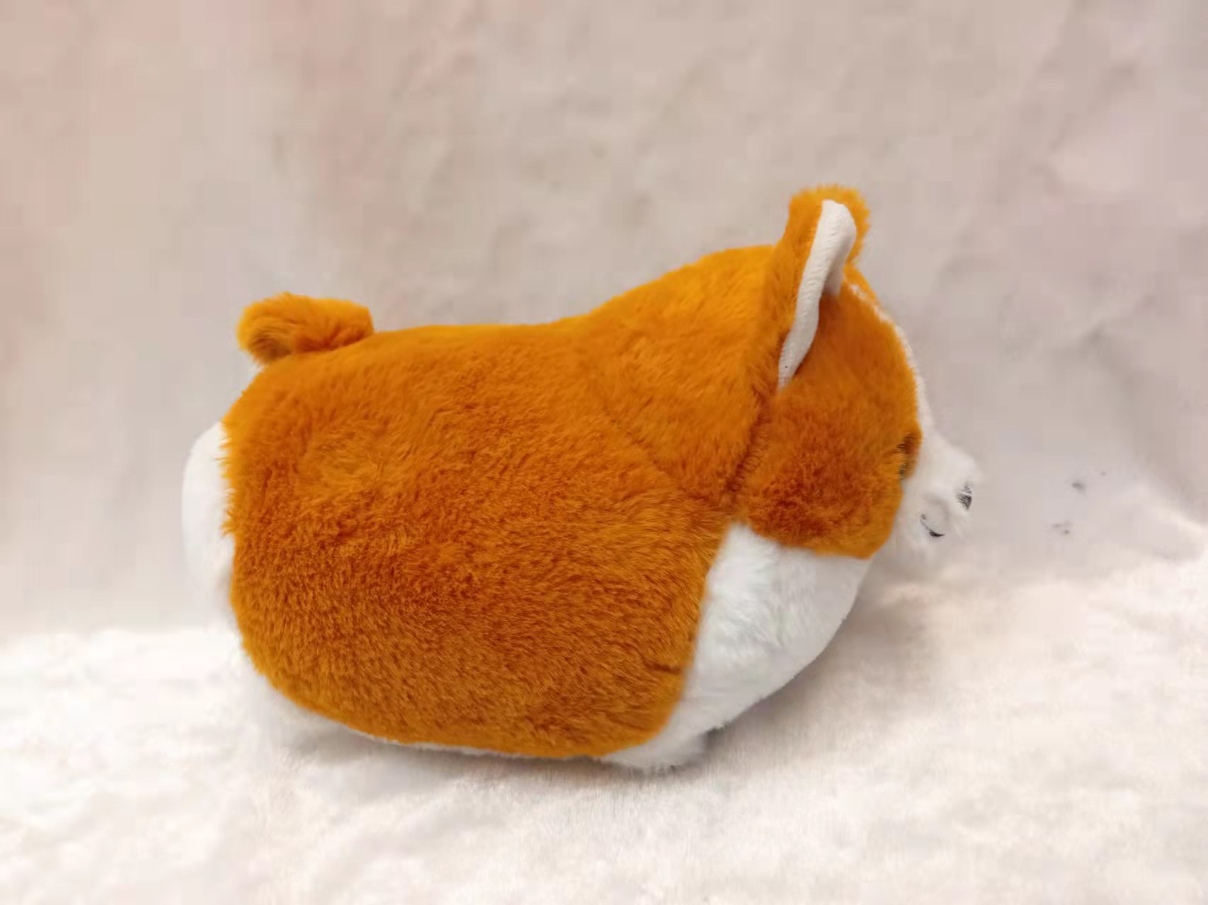 Cute Corgi figurines, plush toys, bed dolls, sleeping cushions, simulated lying dog, Corgi in stock Specification image