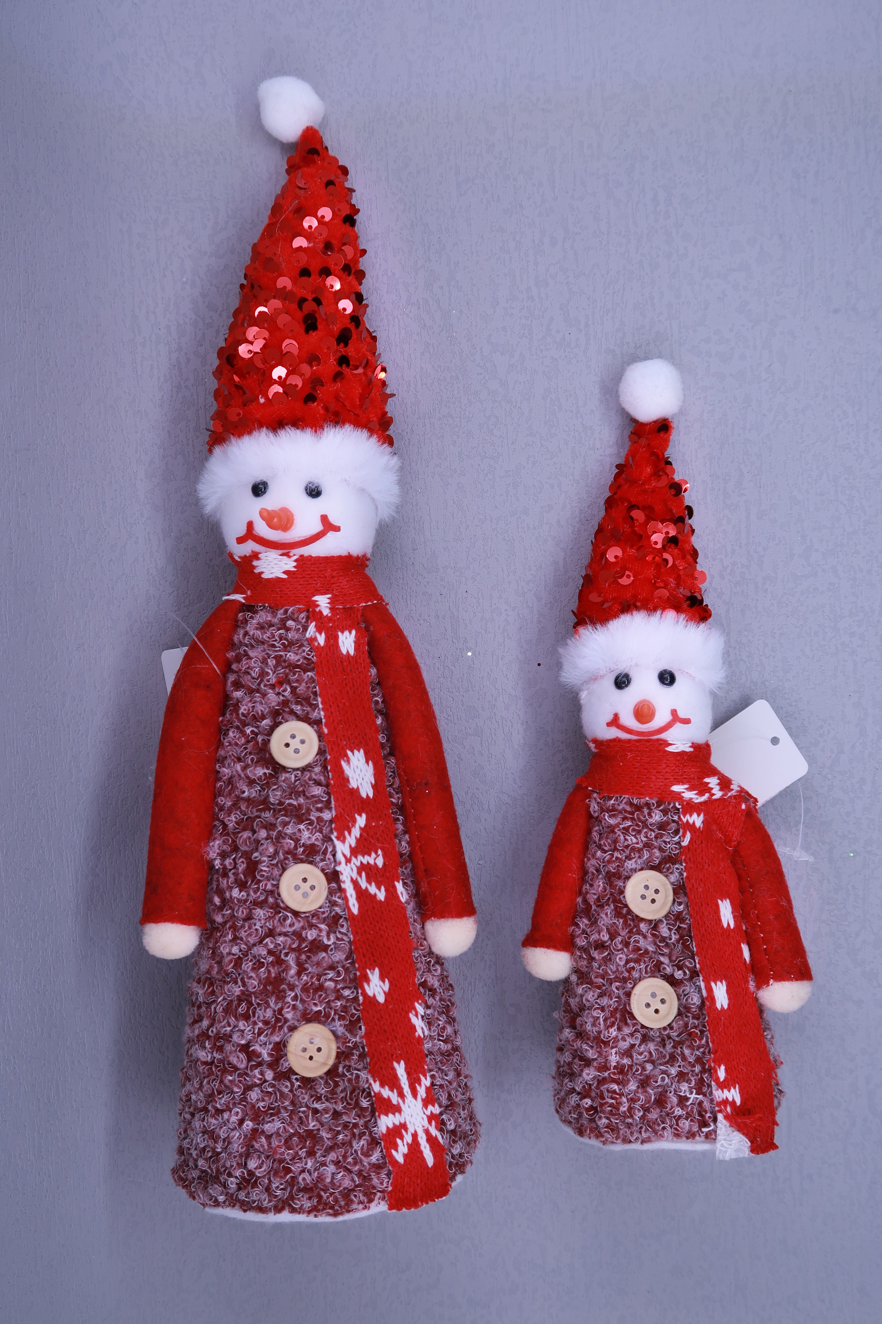 6X25CM Christmas fabric elderly person decorative item handicraft