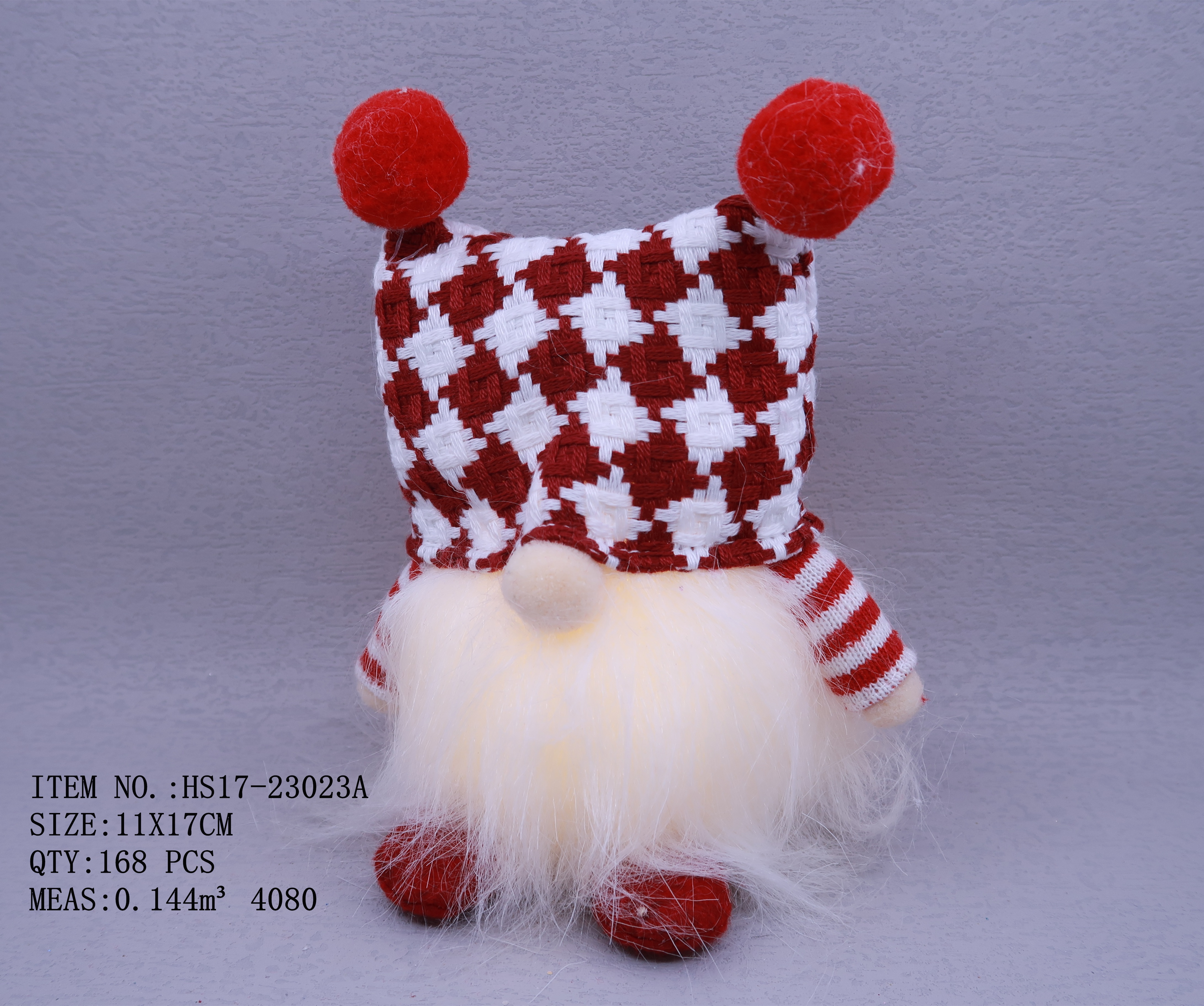11X17CM Christmas fabric pillow doll decorative item details Picture