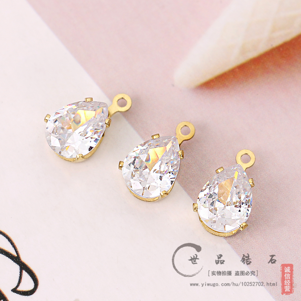 قطرات الماء مع خرز النحاس، والأظافر والأزرق، وأكمام الزفاف، والأقالب الز Specification image