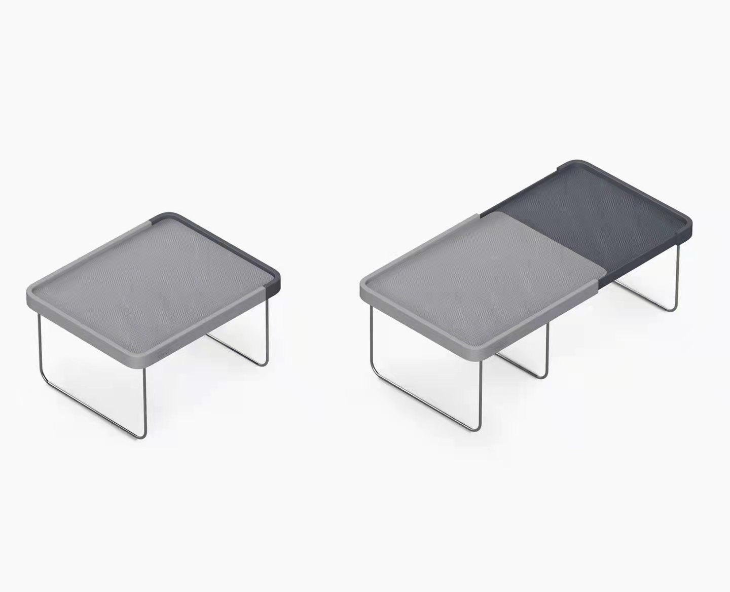Retractable high platform storage rack Item Picture