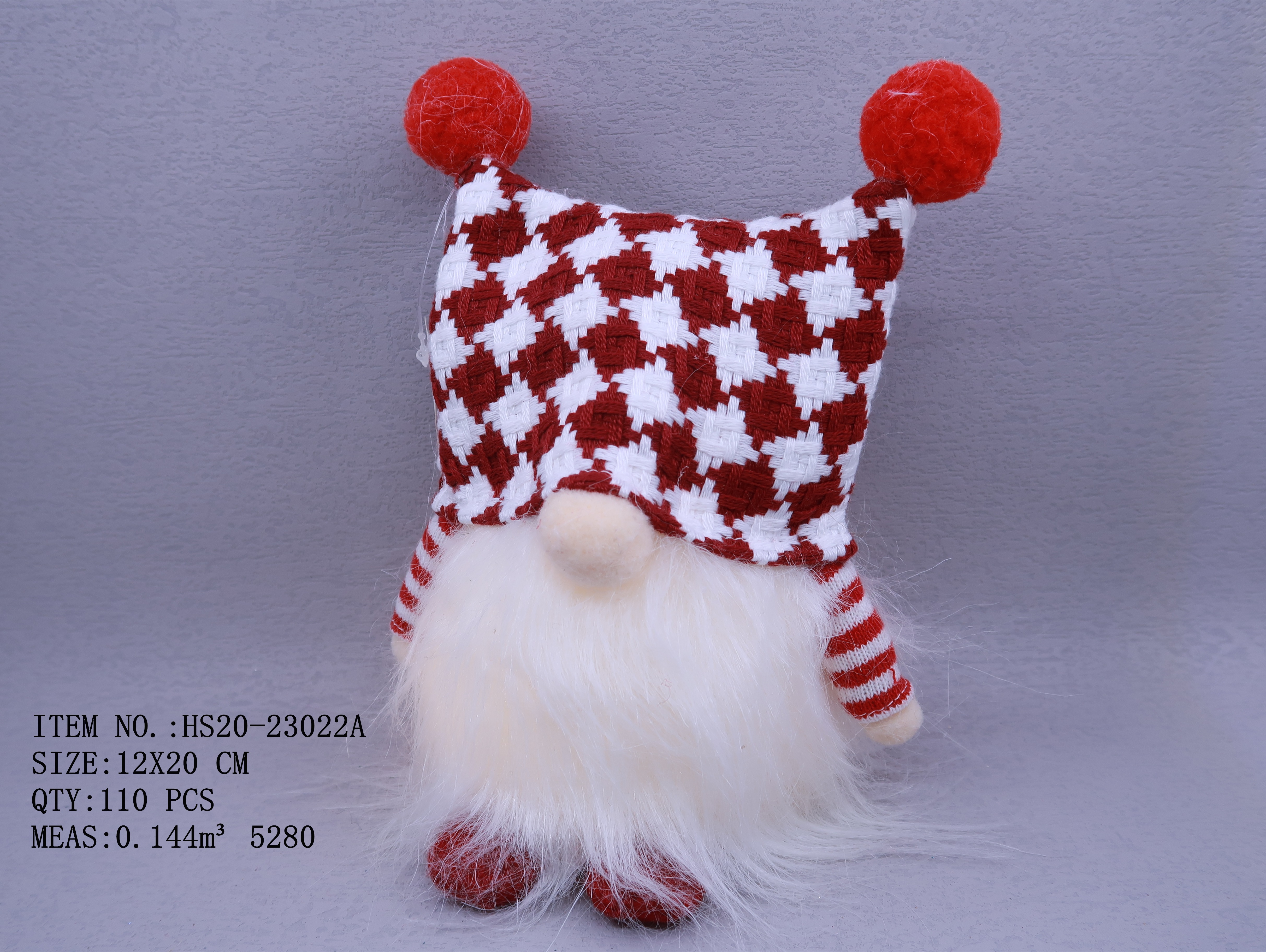 11X17CM Christmas fabric pillow doll decorative item Specification image
