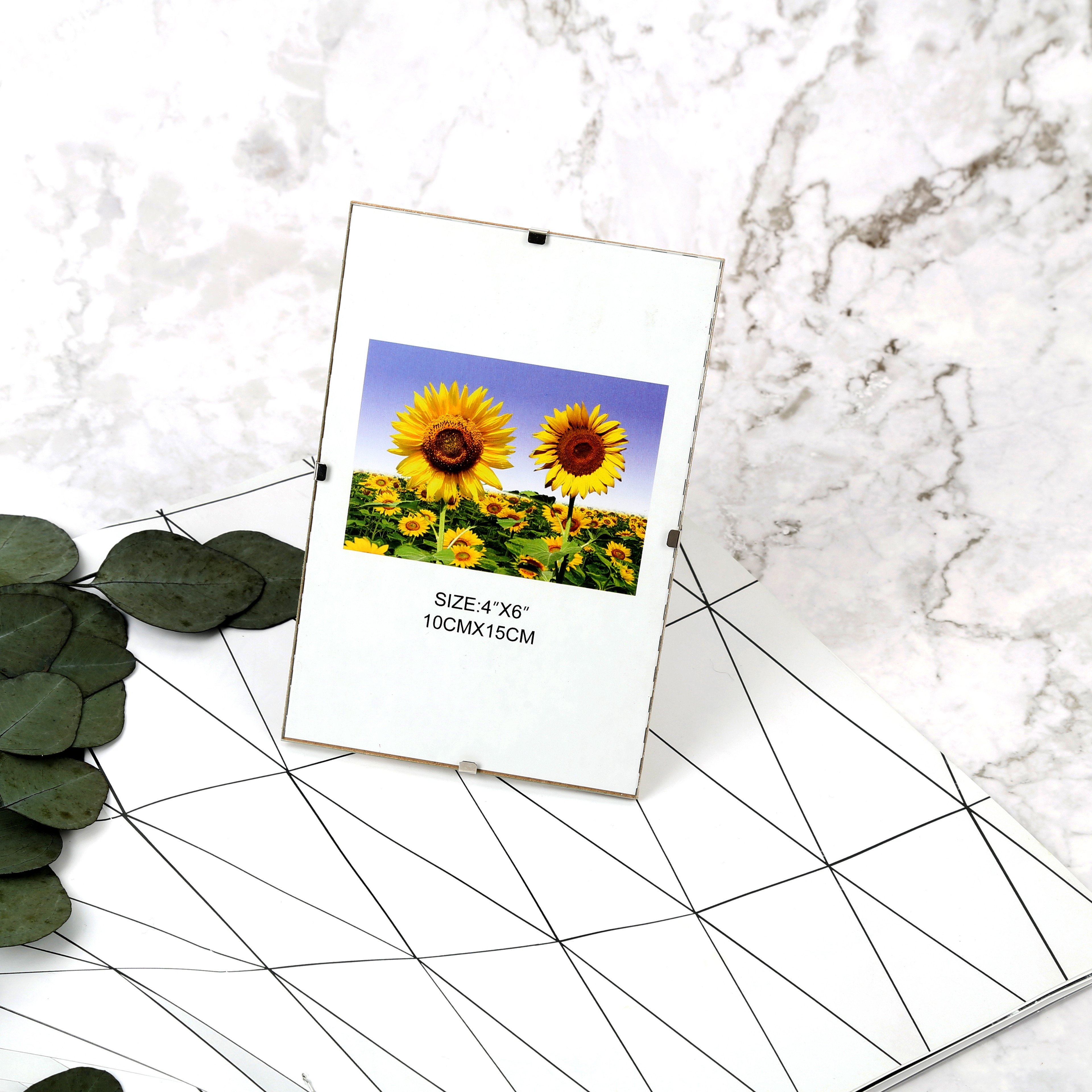 European-style simple paper export clips, stainless steel and aluminum alloy metal, Amazon brushed photo frame, picture frame factory direct sales