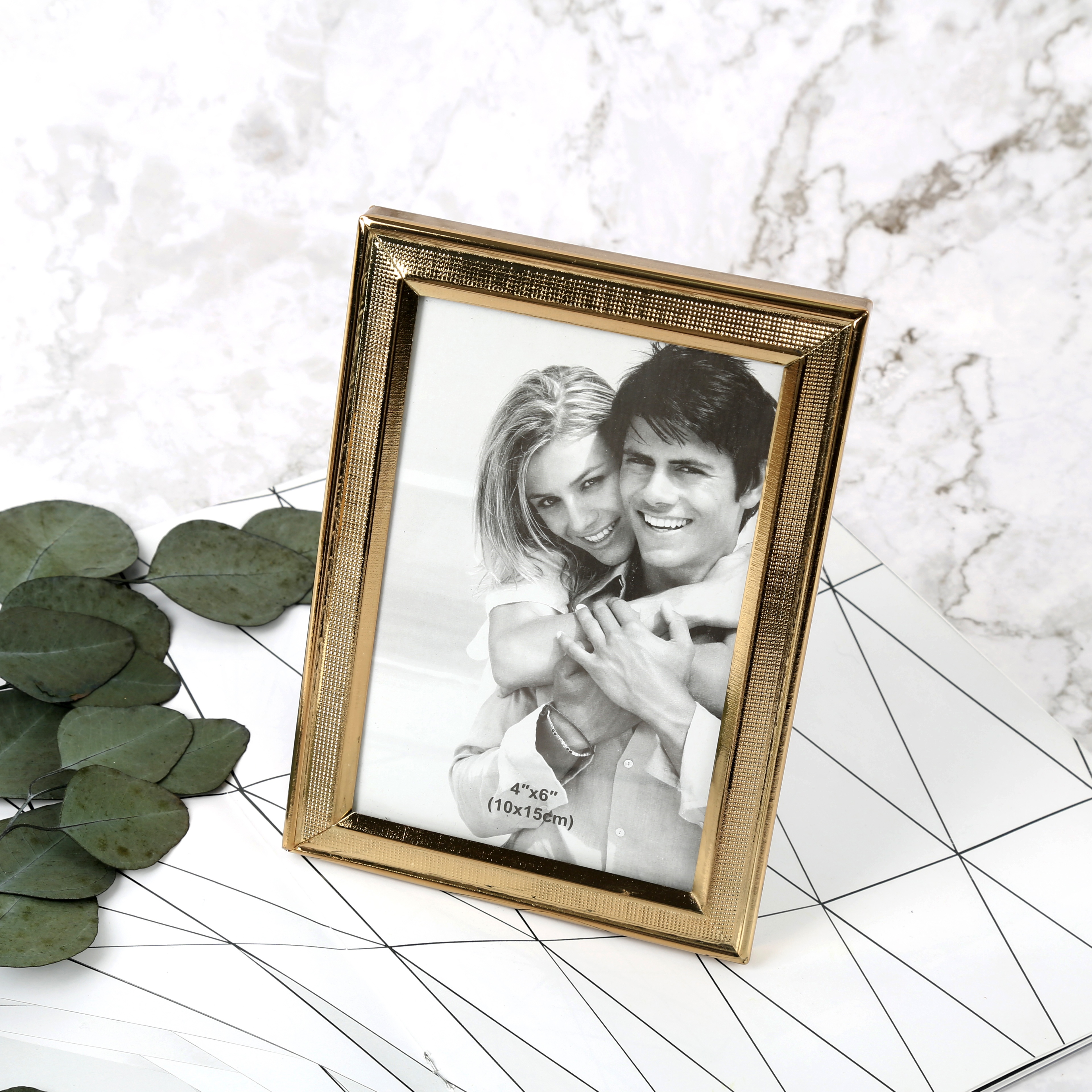 2022 new style European simple and classical, thickened custom stainless steel aluminum alloy metal Amazon brushed photo frame, picture frame factory direct sales