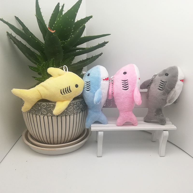 森宝猴01公仔小鲨鱼钥匙扣玩偶书包挂饰小礼品公仔抓机小娃娃饰品配件毛绒