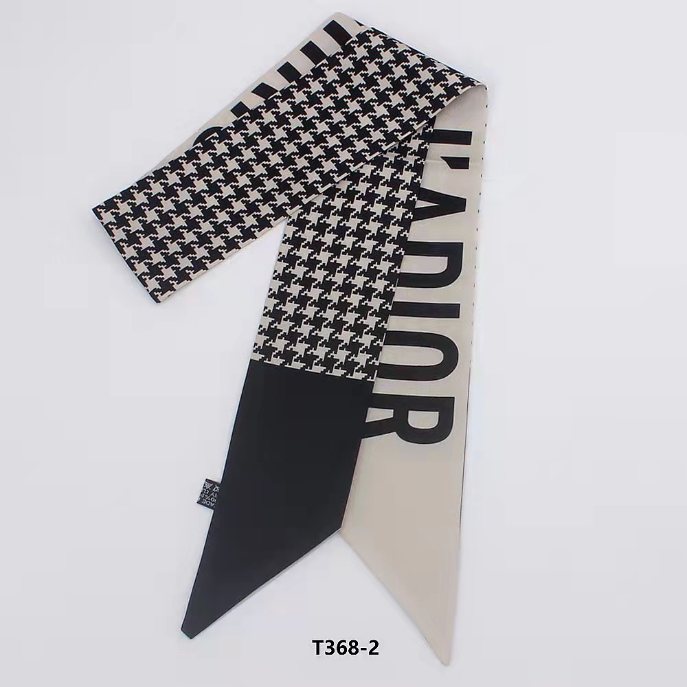 FLY1835 Tarot new versatile thousand-bird check small silk scarf ribbon women's tie bag handle ribbon hair band in stock scarf wholesale Application Scenario