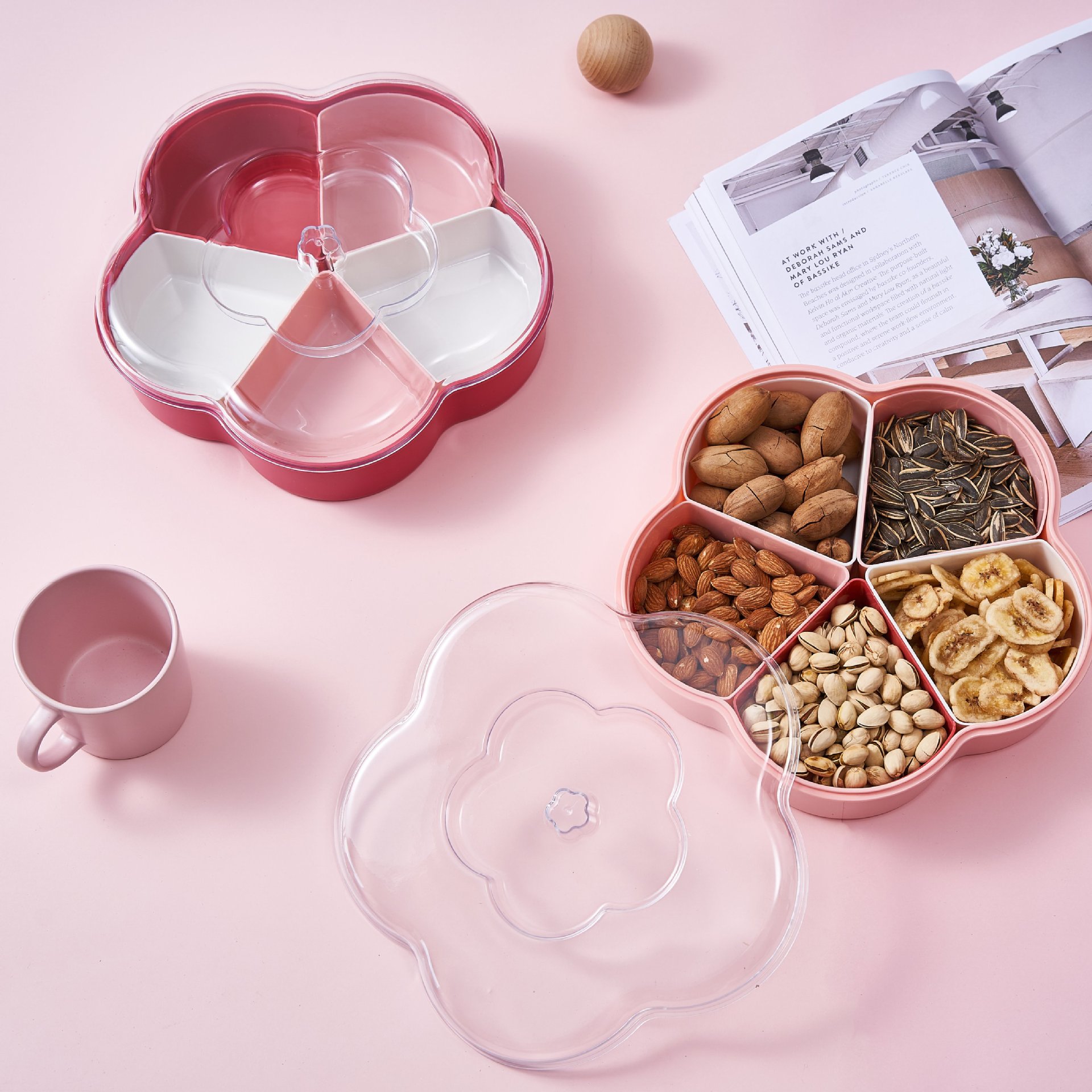 Detachable plastic fruit platters for foreign trade Application Scenario