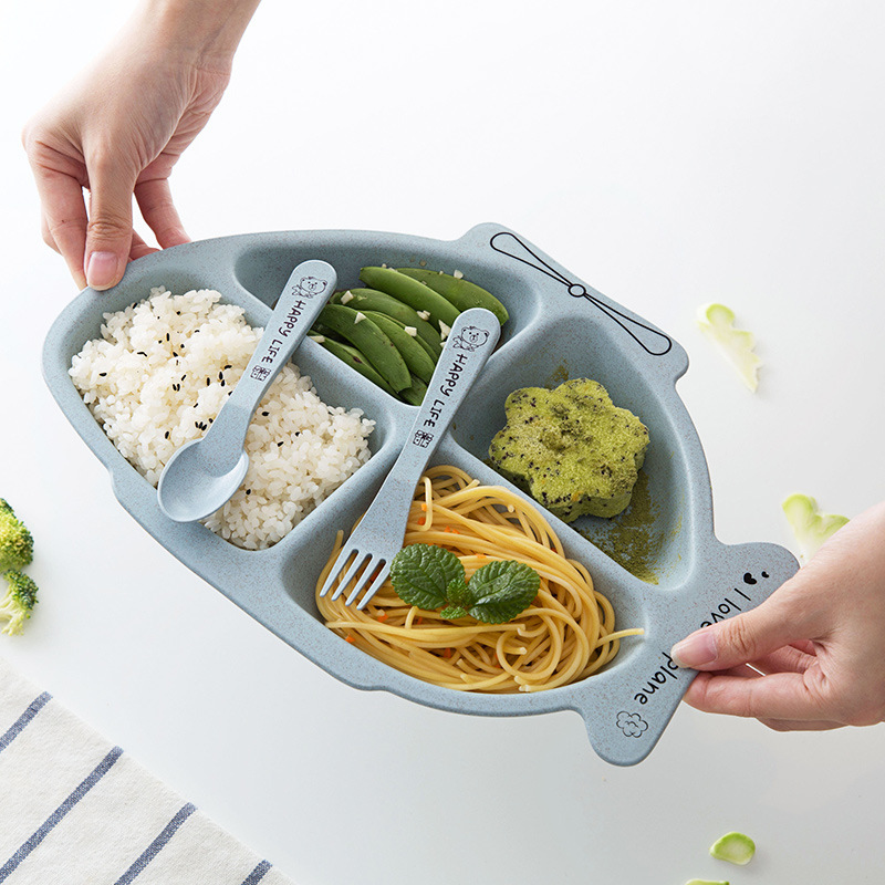 Cartoon-shaped dinner plates for export