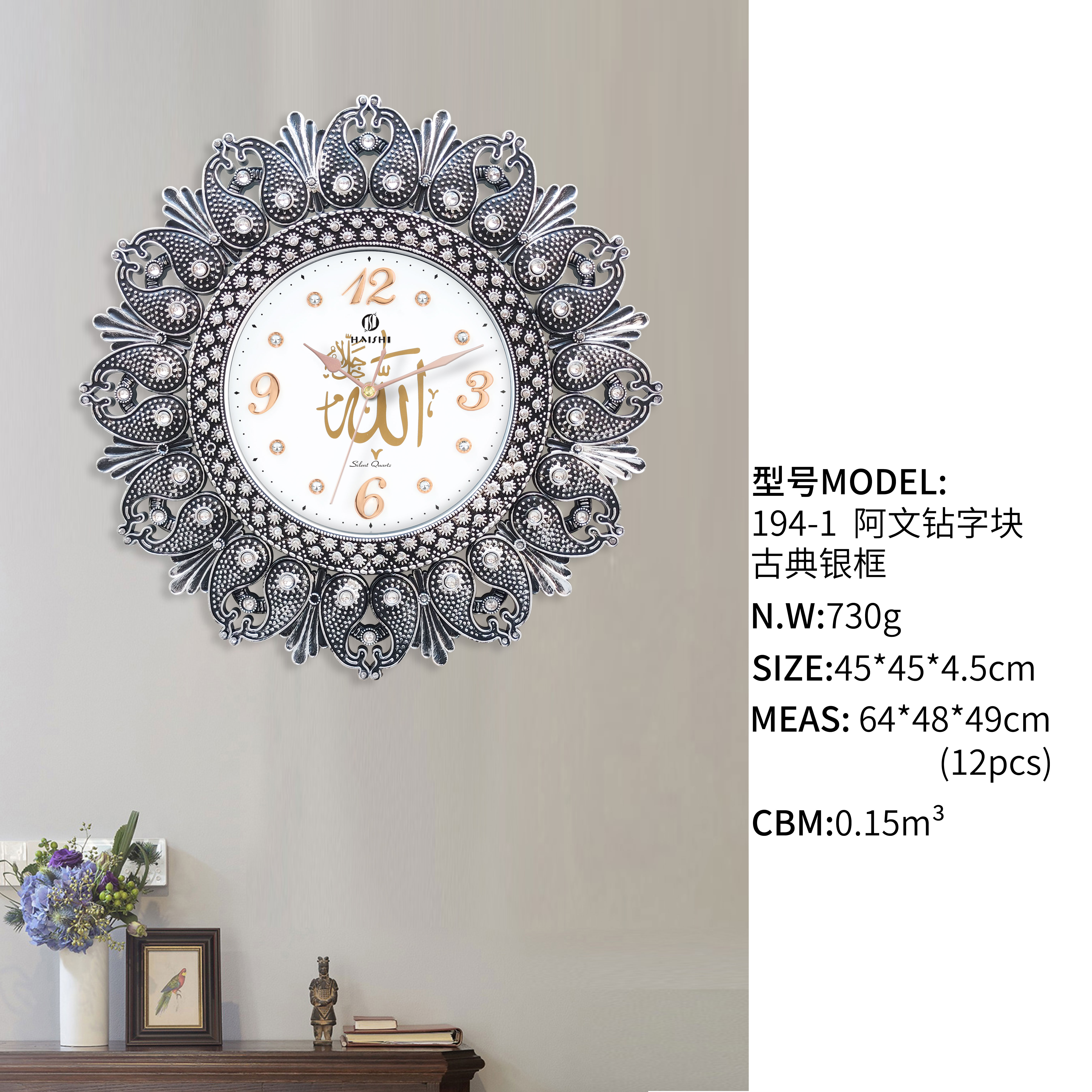 Wall clock details Picture
