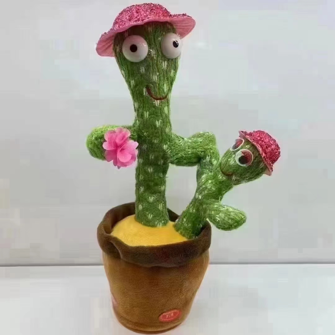 Cactus Twisting Flower Speaking Recording, Direct sales from the manufacturer of learning to speak, 0825 store details Picture