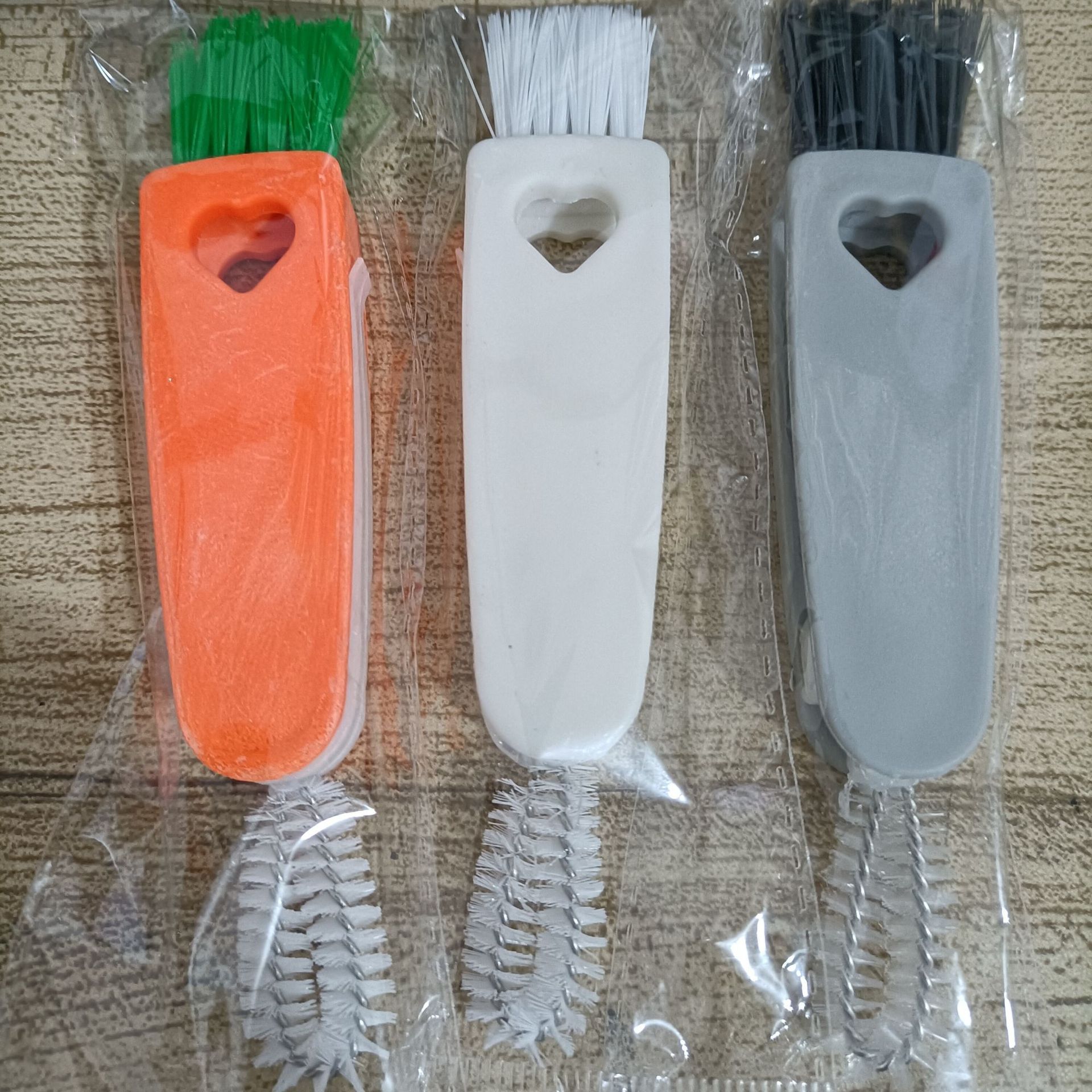 Three-in-one cup lid cleaning brush for export details Picture