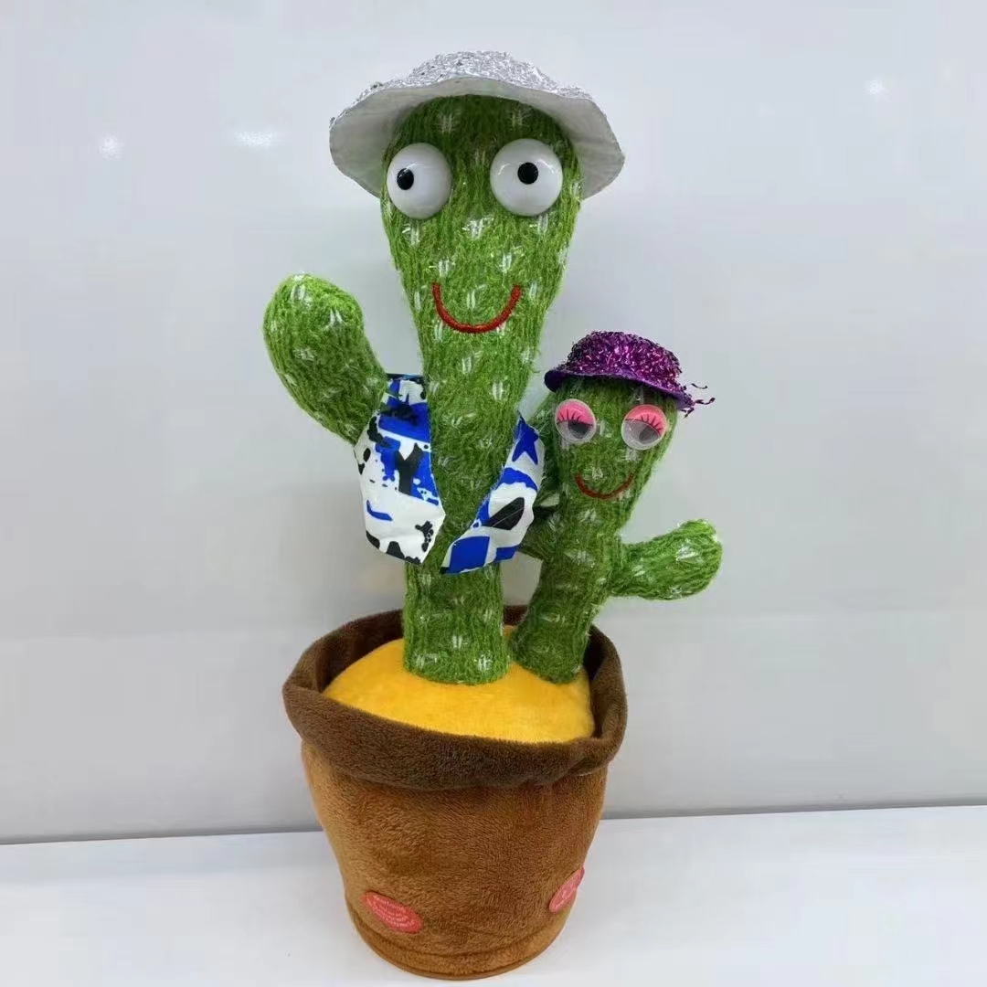 Cactus Twisting Flower Speaking Recording, Direct sales from the manufacturer of learning to speak, 0825 store Specification image