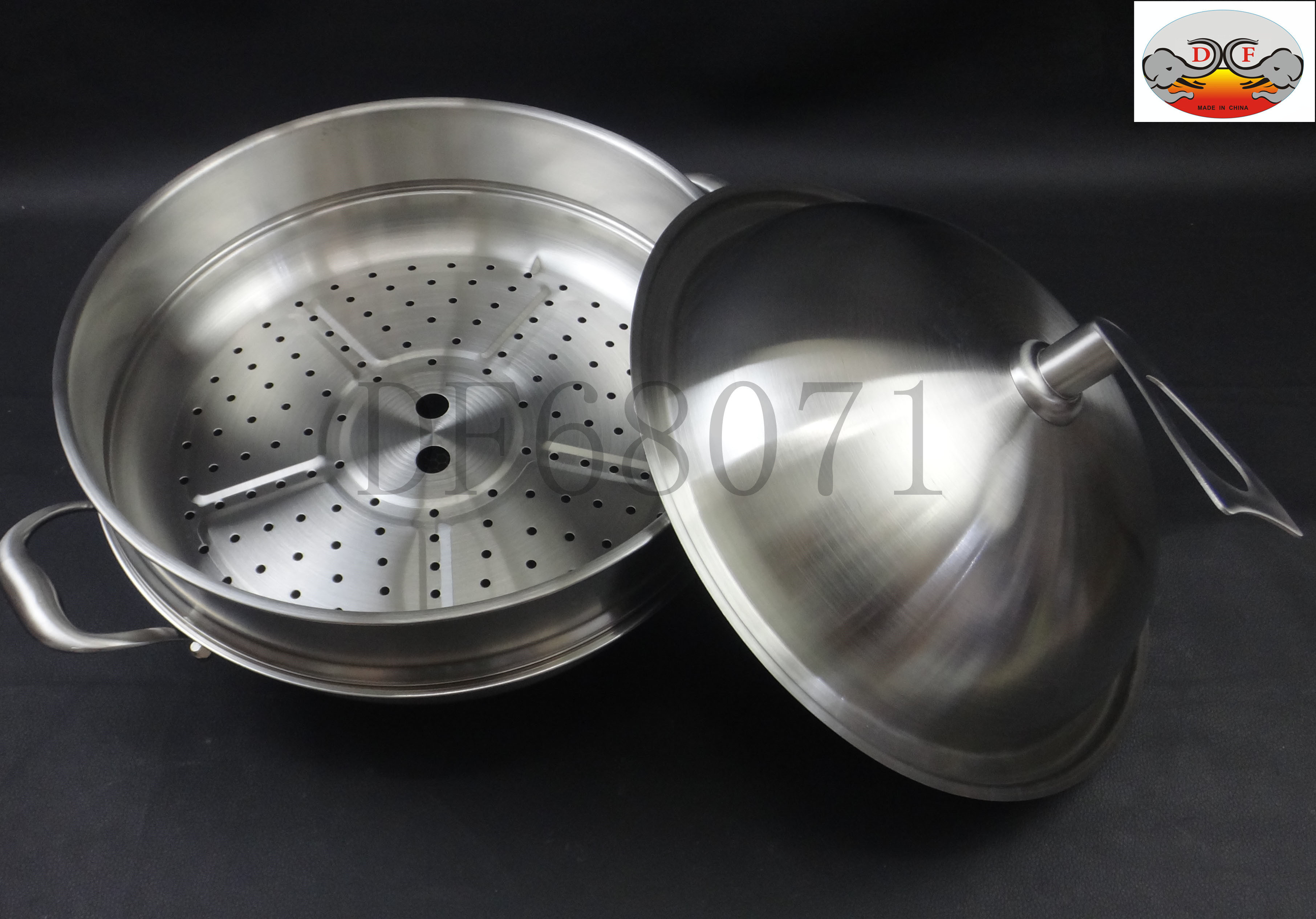 DF Trading House DF68071 Full-screen double-handled wok Practical Kitchen tidying tool Other tidying utensils Application Scenario