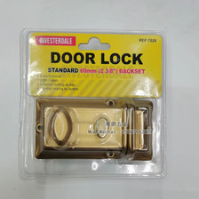 铁门锁老式牛头锁外装门锁双保险锁