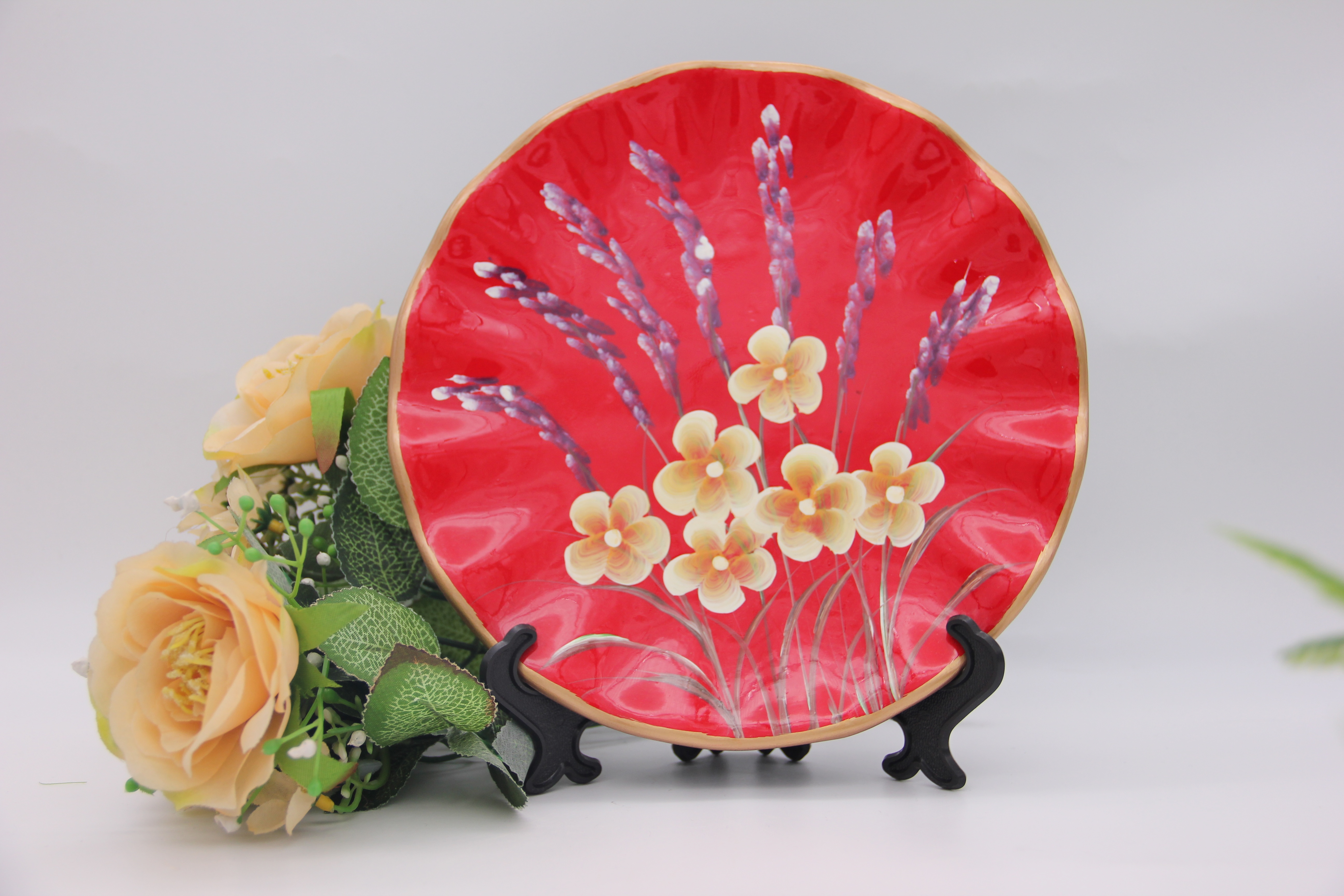 陶瓷工艺品/陶瓷工艺挂盘/陶瓷盘子细节图