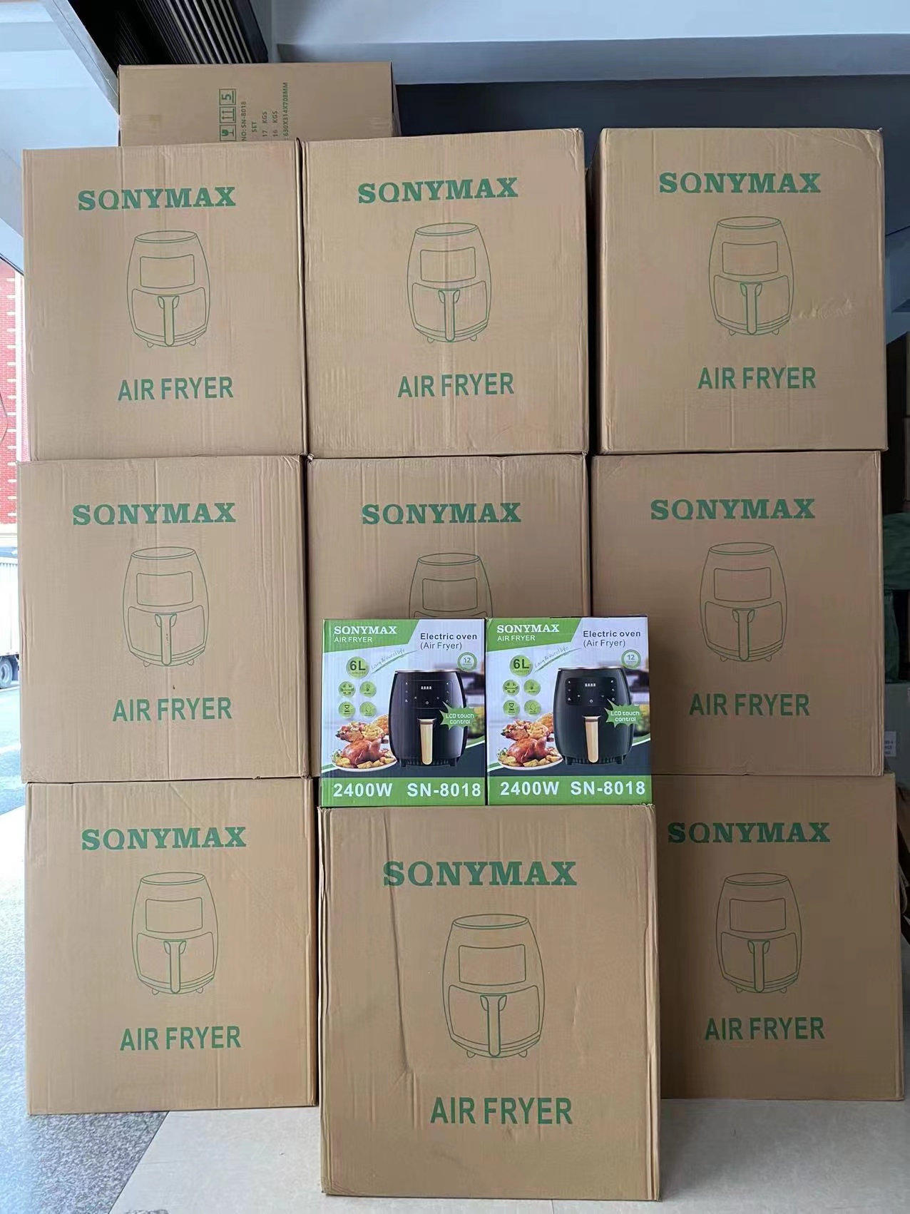 6L touch screen smart smokeless electric oil-free energy-saving oven air fryer Specification image