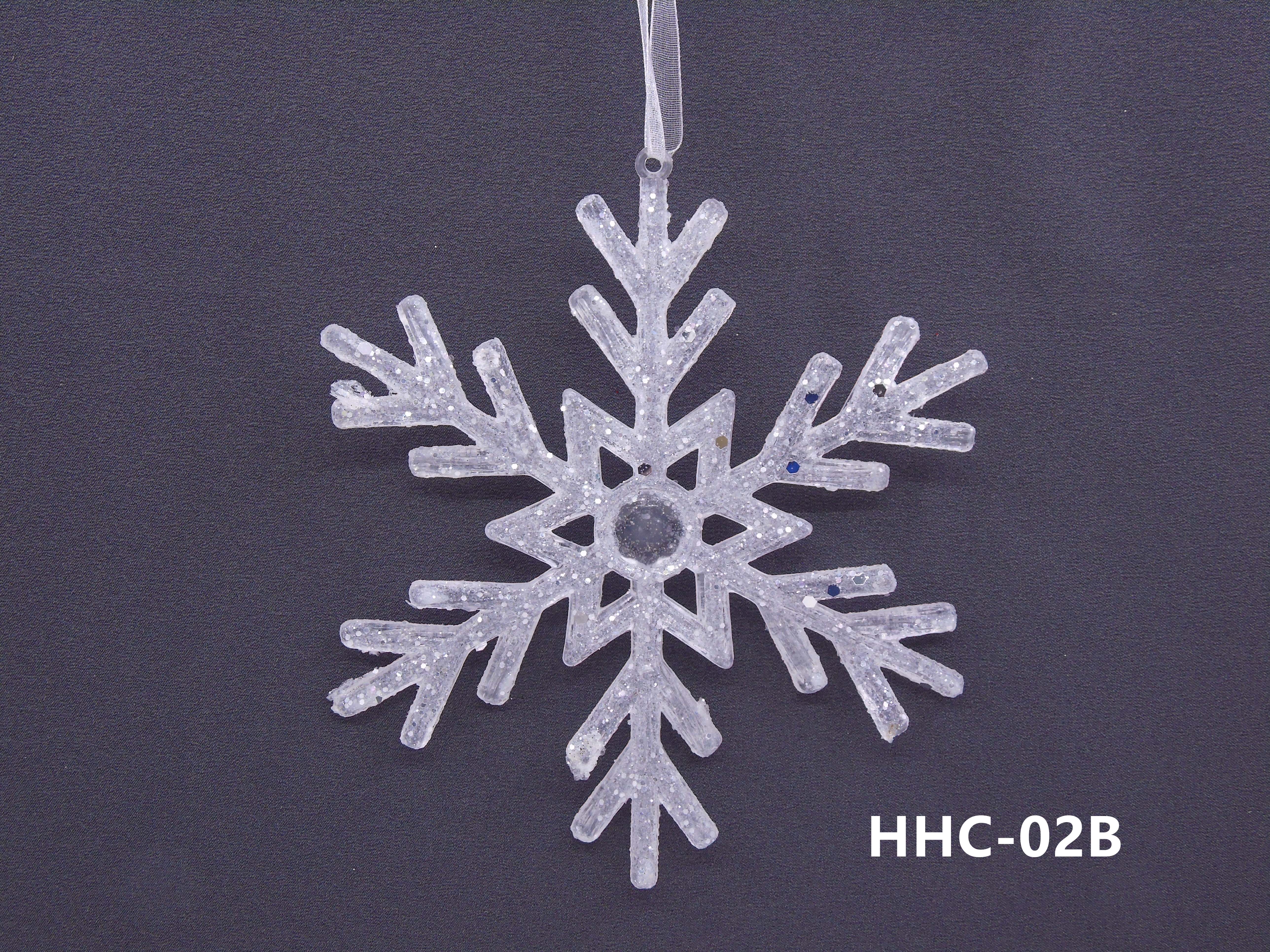 15CM Christmas acrylic powder-coated snowflakes Application Scenario