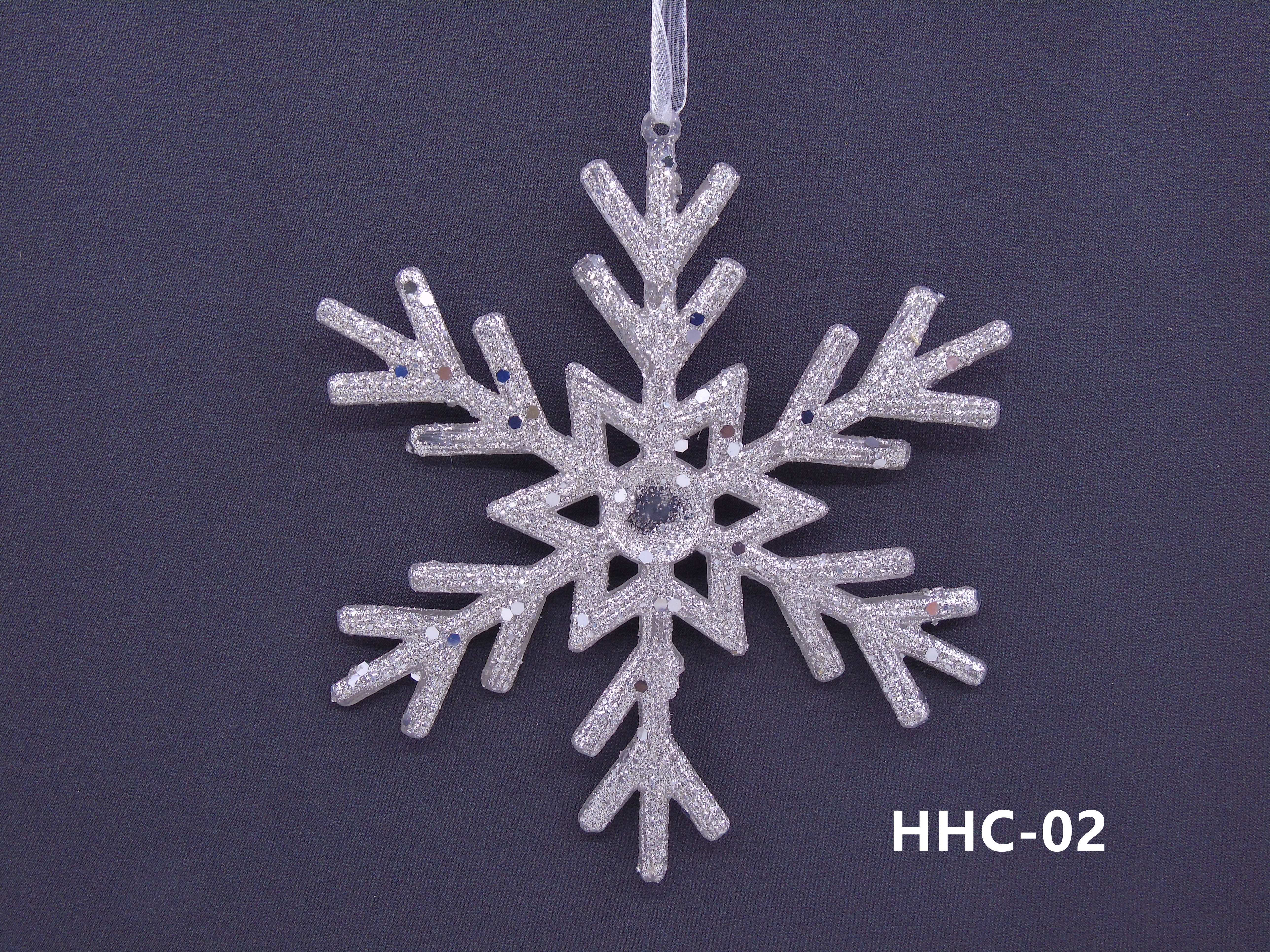 15CM Christmas acrylic powder-coated snowflakes details Picture