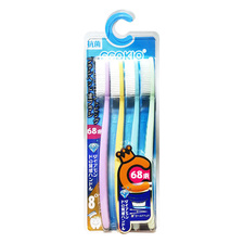 酷优客CCOKIO新概念68孔大刷头抗菌4只装牙刷，懒人牙刷，记性子牙刷。刷毛很有弹性，头长但是不宽，刷起来很舒服