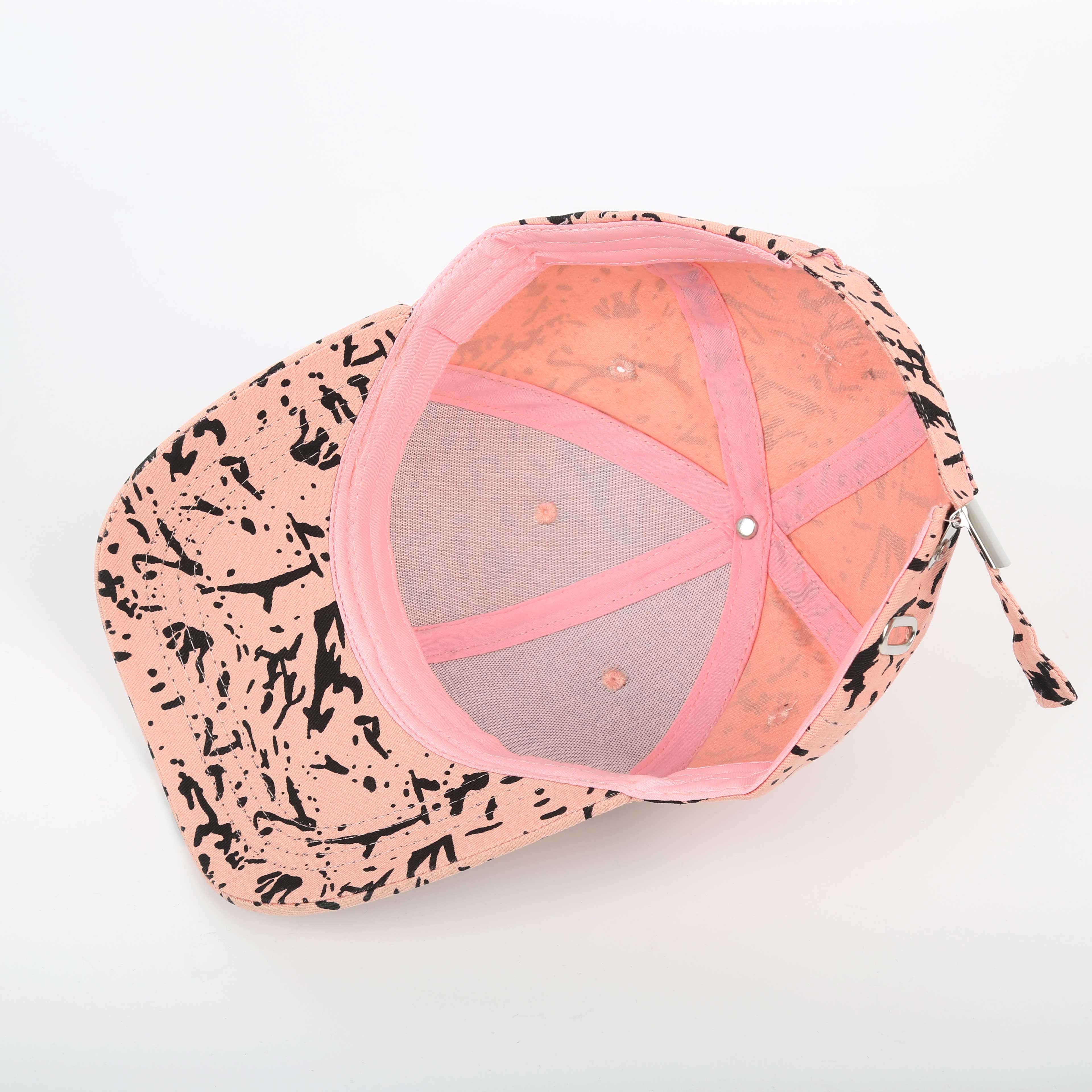 Summer women's printed baseball cap, pure cotton fashionable sunshade hip-hop cap Item Picture