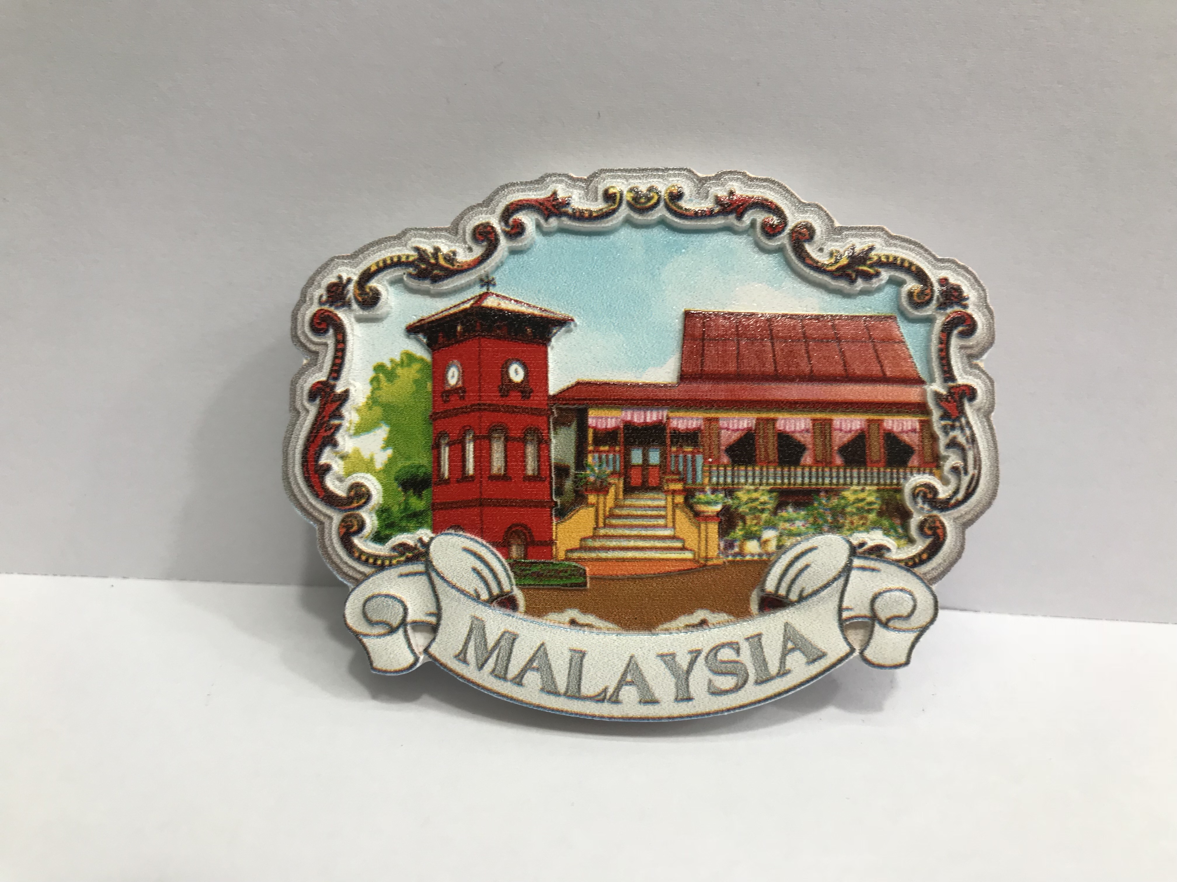 冰箱贴/旅游纪念品/树脂打印白底实物图