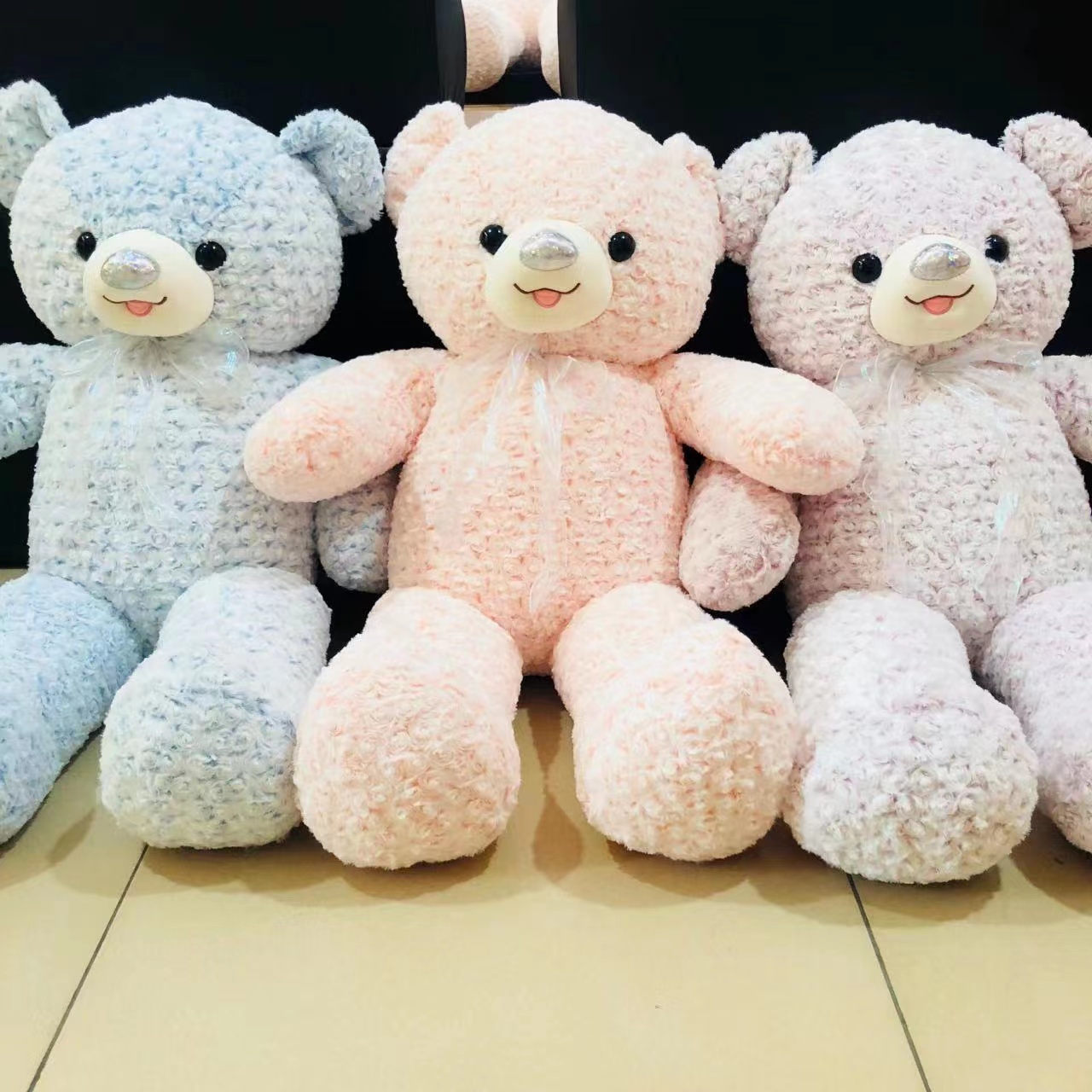 New material rose velvet big bear
