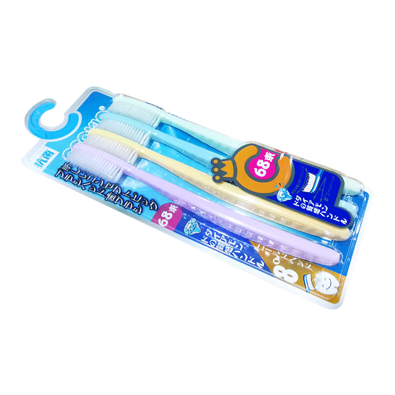 酷优客CCOKIO新概念68孔大刷头抗菌4只装牙刷，懒人牙刷，记性子牙刷。刷毛很有弹性，头长但是不宽，刷起来很舒服详情图5